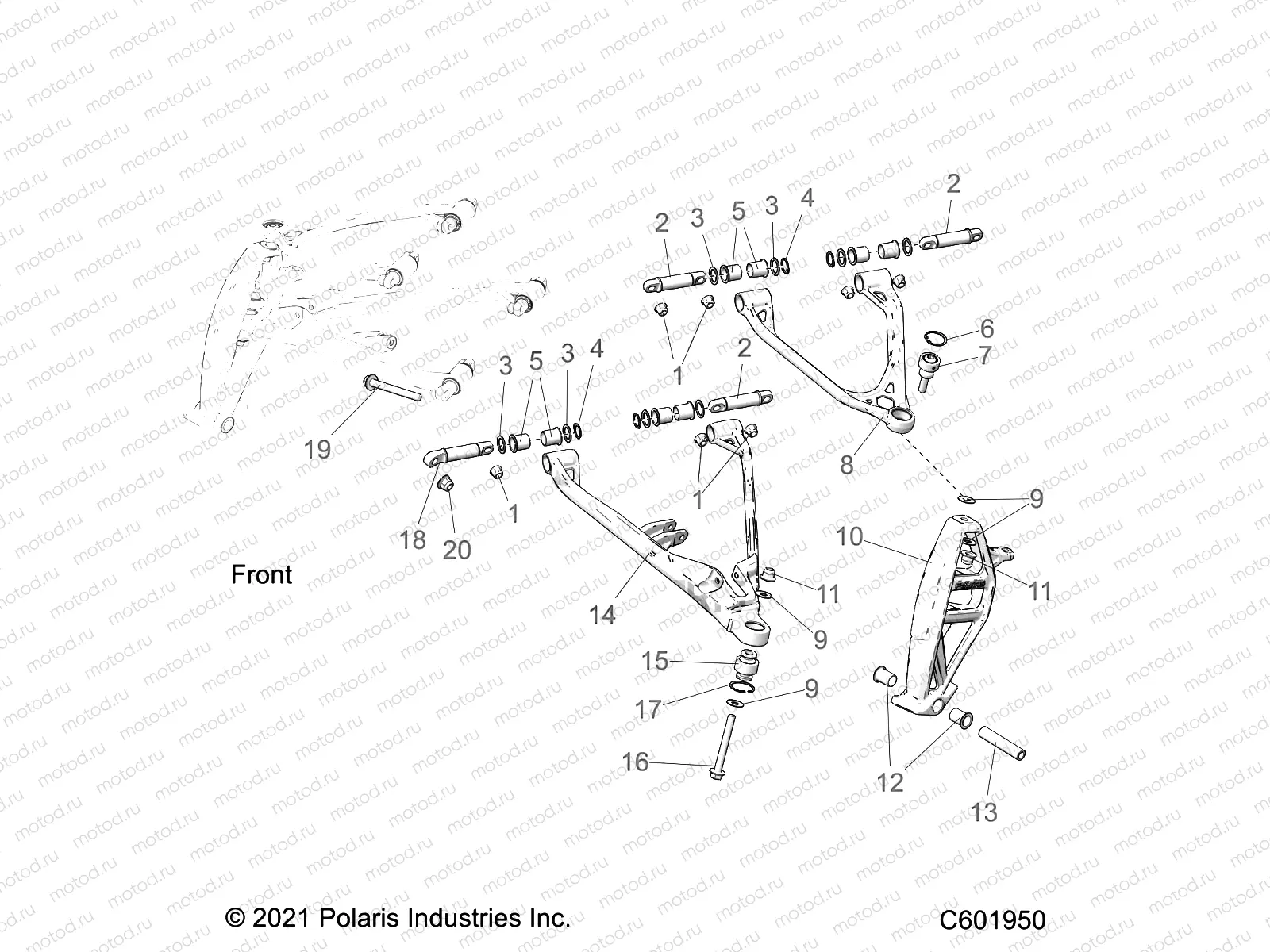 SUSPENSION | SUSPENSION, CONTROL ARMS, and SPINDLE - S23TFK6RS (C601950)