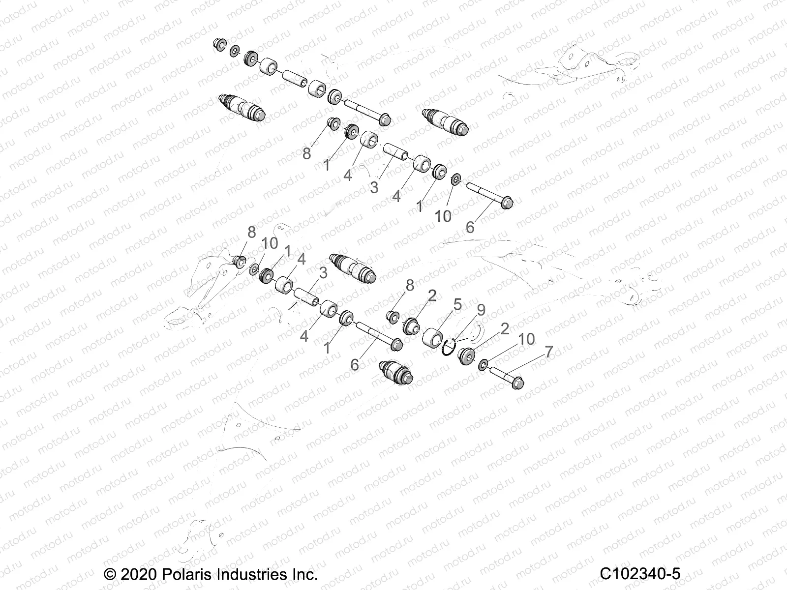 SUSPENSION | SUSPENSION, FRONT A-ARM, MOUNTING - A21SLZ95AE/AG (C102340-5)