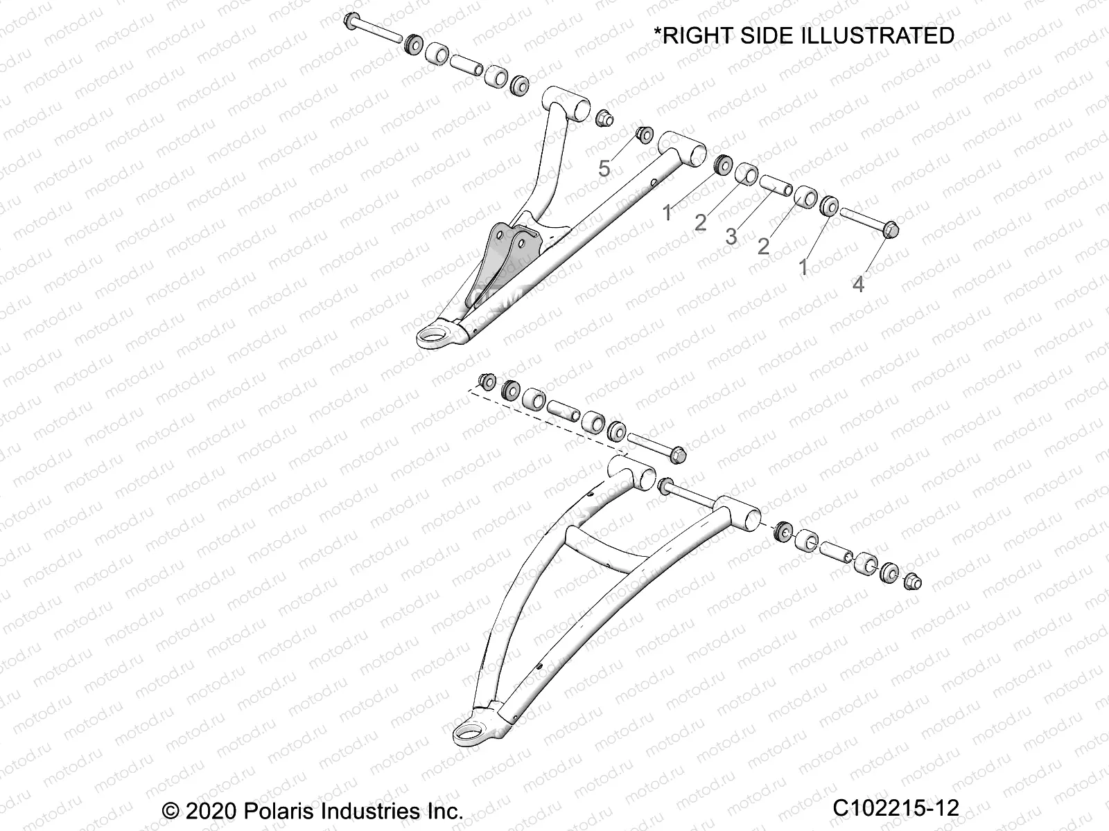 SUSPENSION | SUSPENSION, FRONT A-ARM, MOUNTING - A21SXD95A9/CA9 (C102215-12)