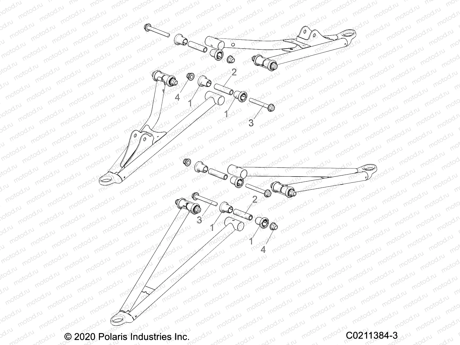 SUSPENSION | SUSPENSION, FRONT A-ARM MOUNTING - A21SXV85A9/AF/AP/CAF (C0211384-3)