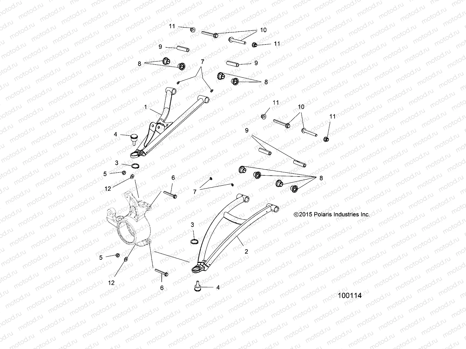 SUSPENSION | SUSPENSION, FRONT A-ARMS - A19SXN85A8