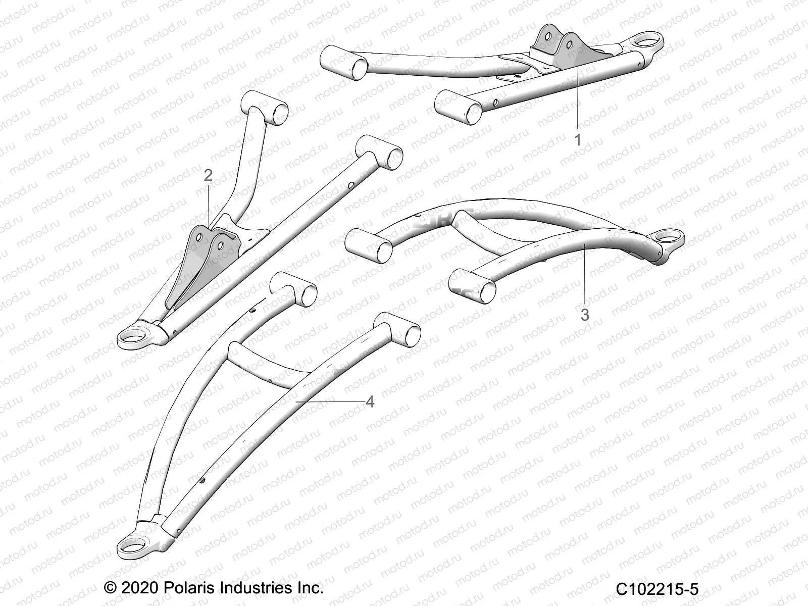 SUSPENSION | SUSPENSION, FRONT A-ARMS - A21SXD95A9/CA9 (C102215-5)