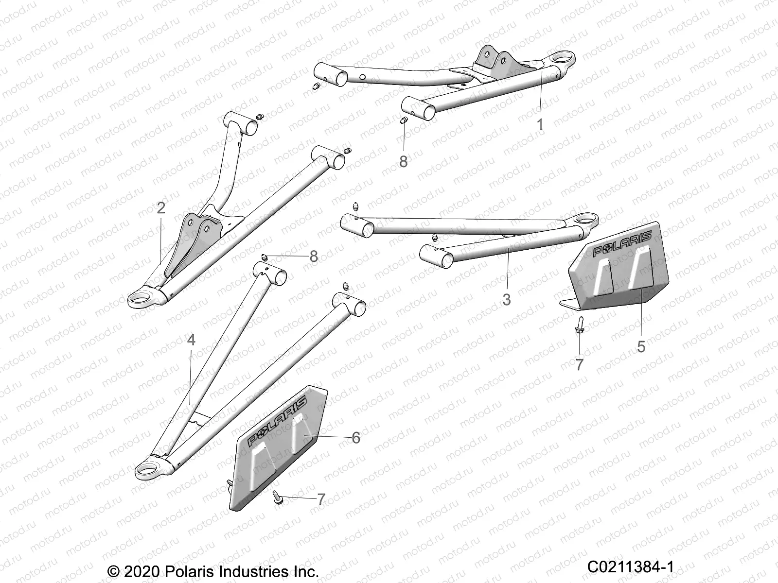 SUSPENSION | SUSPENSION, FRONT A-ARMS - A21SXV95AG/CAG (C0211384-1)