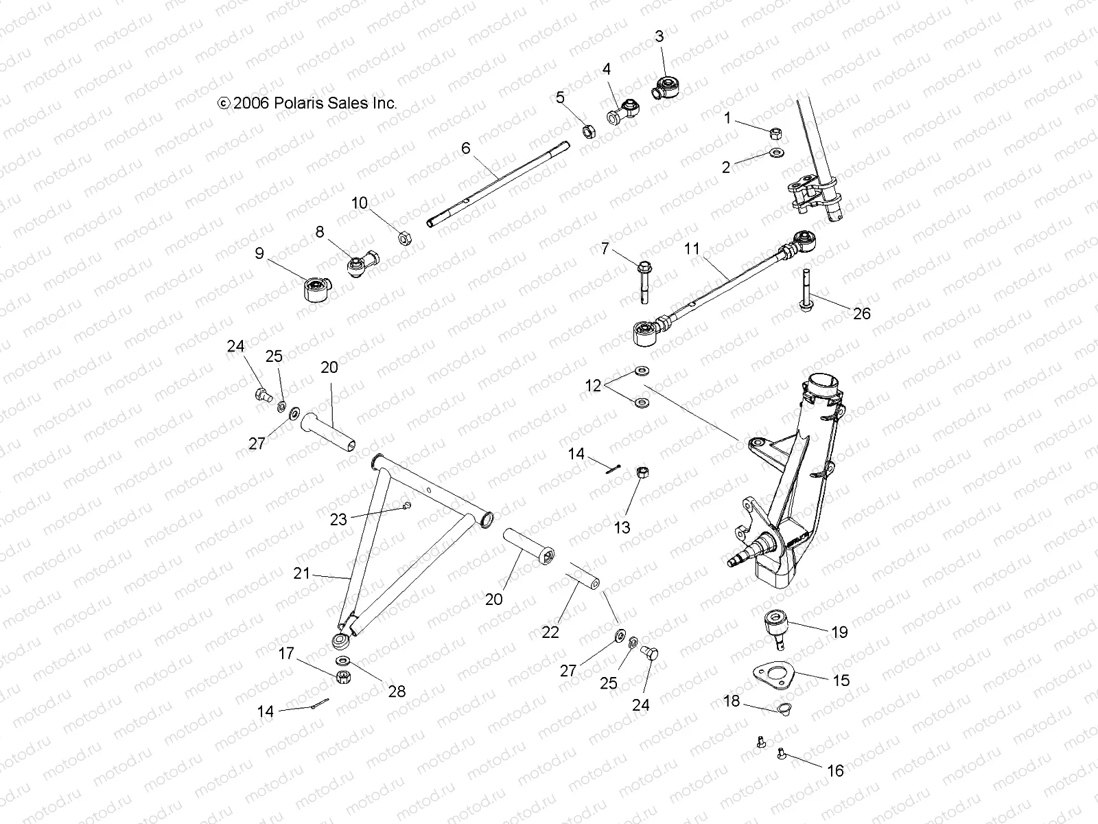 SUSPENSION | SUSPENSION, FRONT - A07CA32AA (49ATVAARMBOSS)