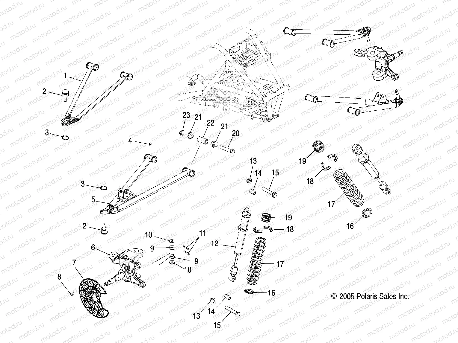 SUSPENSION | SUSPENSION, FRONT - A07GP52AA/AB (4999201899920189B04)