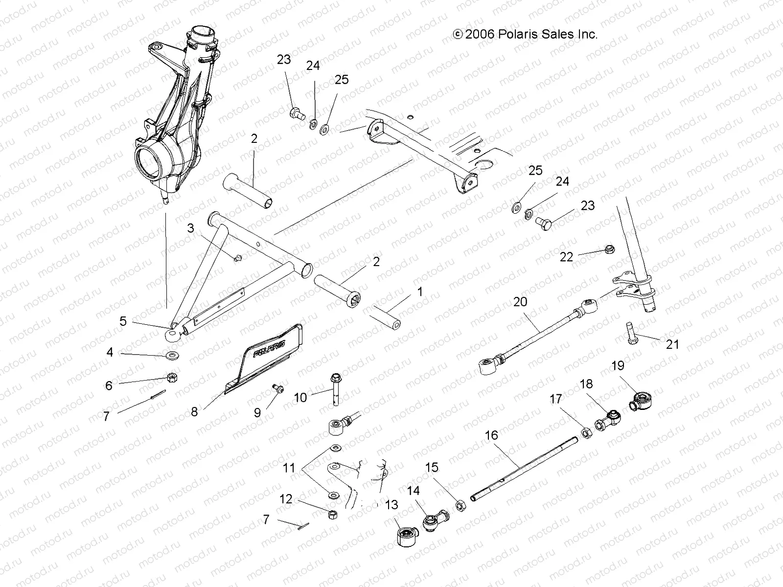 SUSPENSION | SUSPENSION, FRONT - A07MH50FC (49ATVAARM500EFI)
