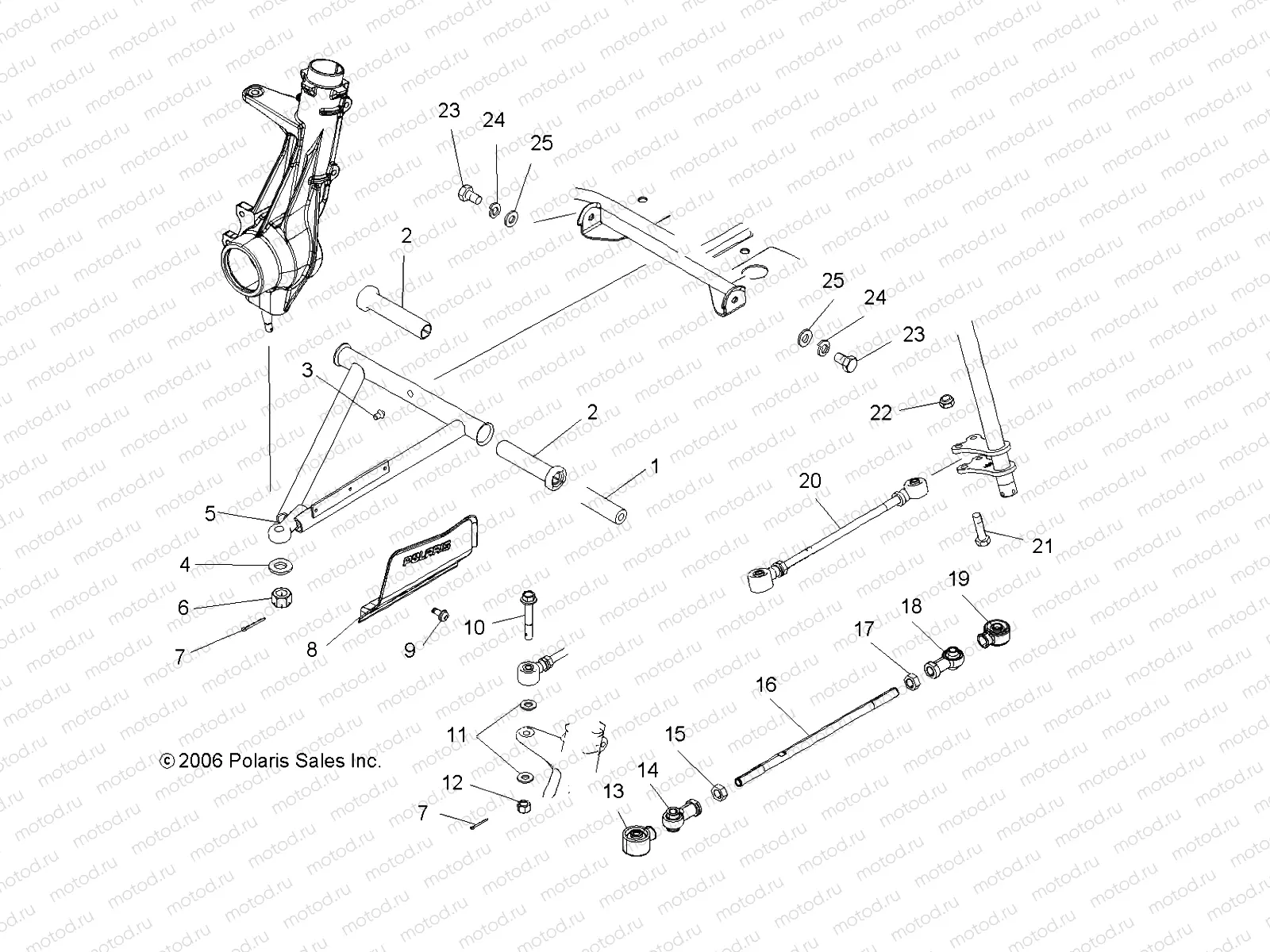 SUSPENSION | SUSPENSION, FRONT - A07MH68AX/AY/AZ (49ATVSUSPFRT07700)