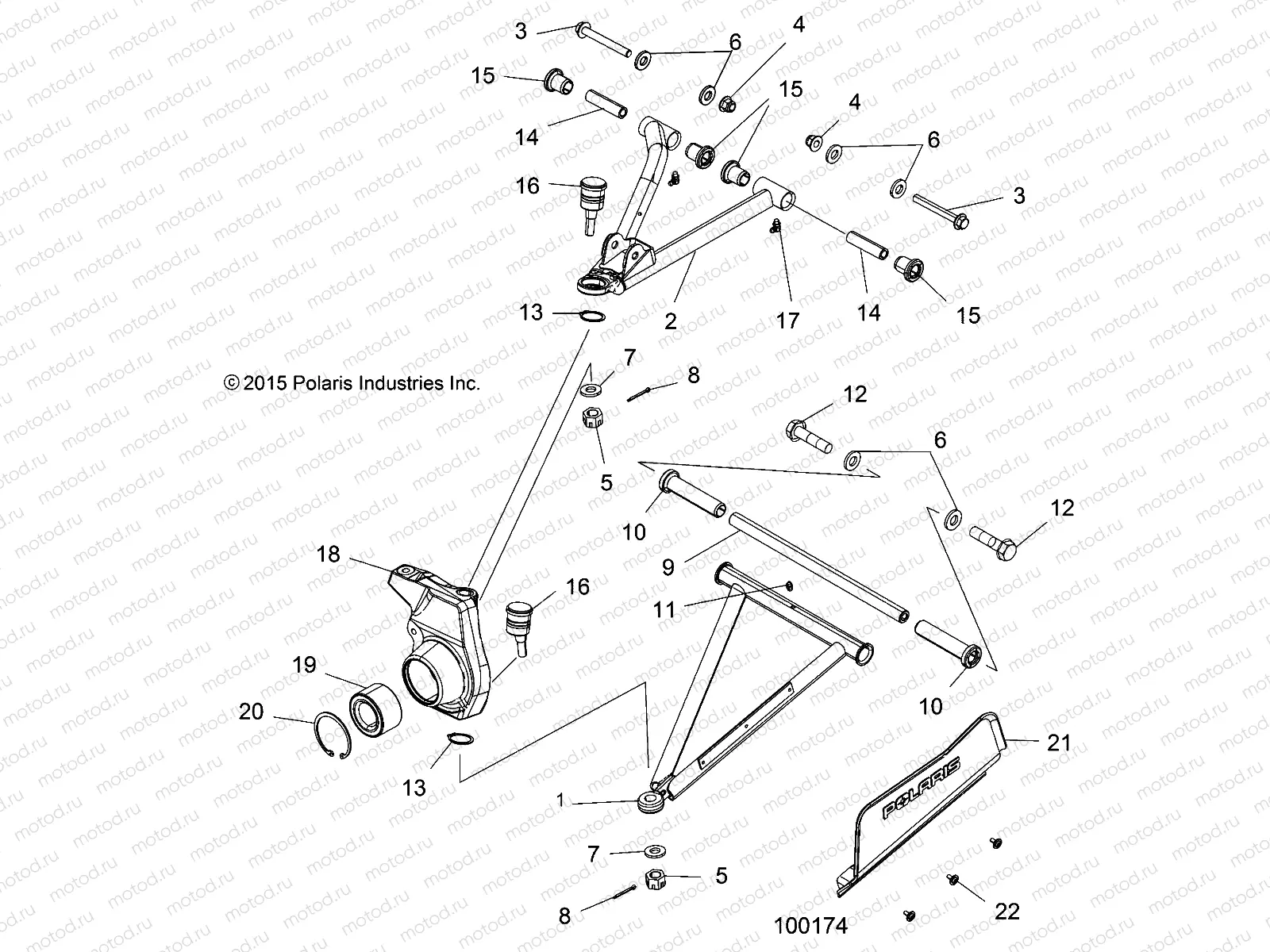 SUSPENSION | SUSPENSION, FRONT - A16SJE57AB (100174)