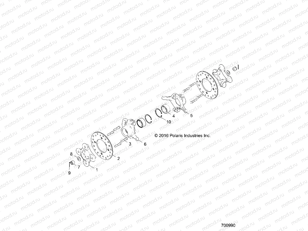 SUSPENSION | SUSPENSION, FRONT CARRIER AND HUB - Z19VPL92AK/BK/AR/BR/AM/BM (702134)