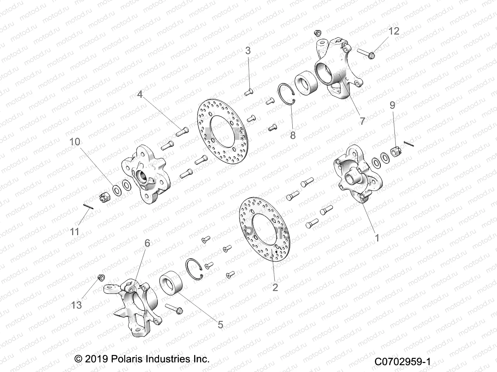 SUSPENSION | SUSPENSION, FRONT CARRIER - D20BBP99A4/B4/FP99A4 (C0702959-1)