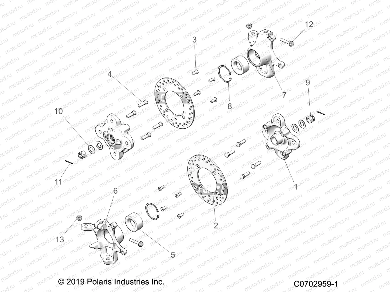 SUSPENSION | SUSPENSION, FRONT CARRIER - D21BBP99A4/B4/FP99A4 (C0702959-1)