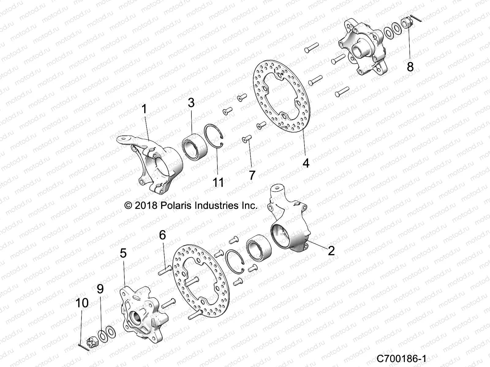 SUSPENSION | SUSPENSION, FRONT CARRIER - Z19VHA57F2 (C700186-1)