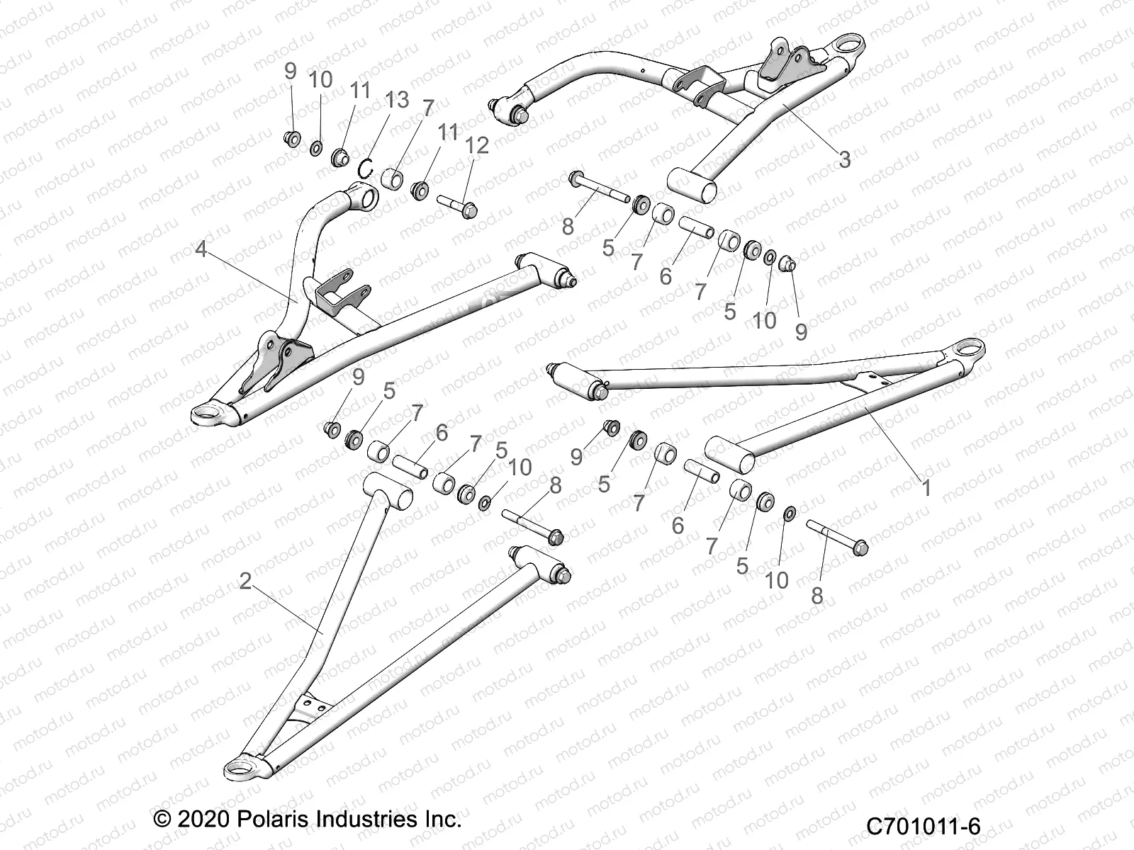 SUSPENSION | SUSPENSION, FRONT CONTROL ARMS - G21GAP99AM/BM (C701011-6)