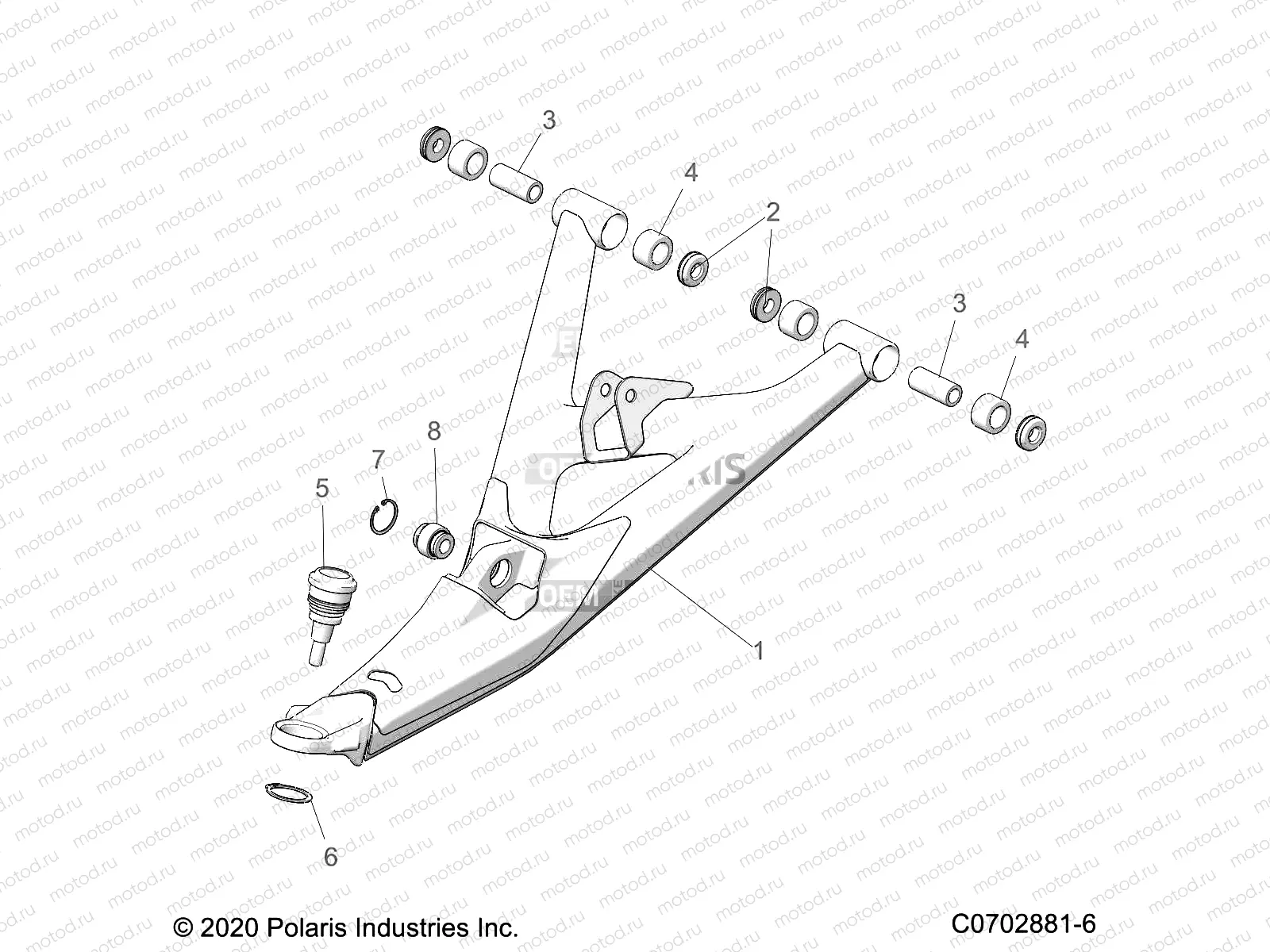 SUSPENSION | SUSPENSION, FRONT CONTROL ARMS LOWER - Z22RML2KAL/AP/BK/BL/BP/BT (C0702881-6)