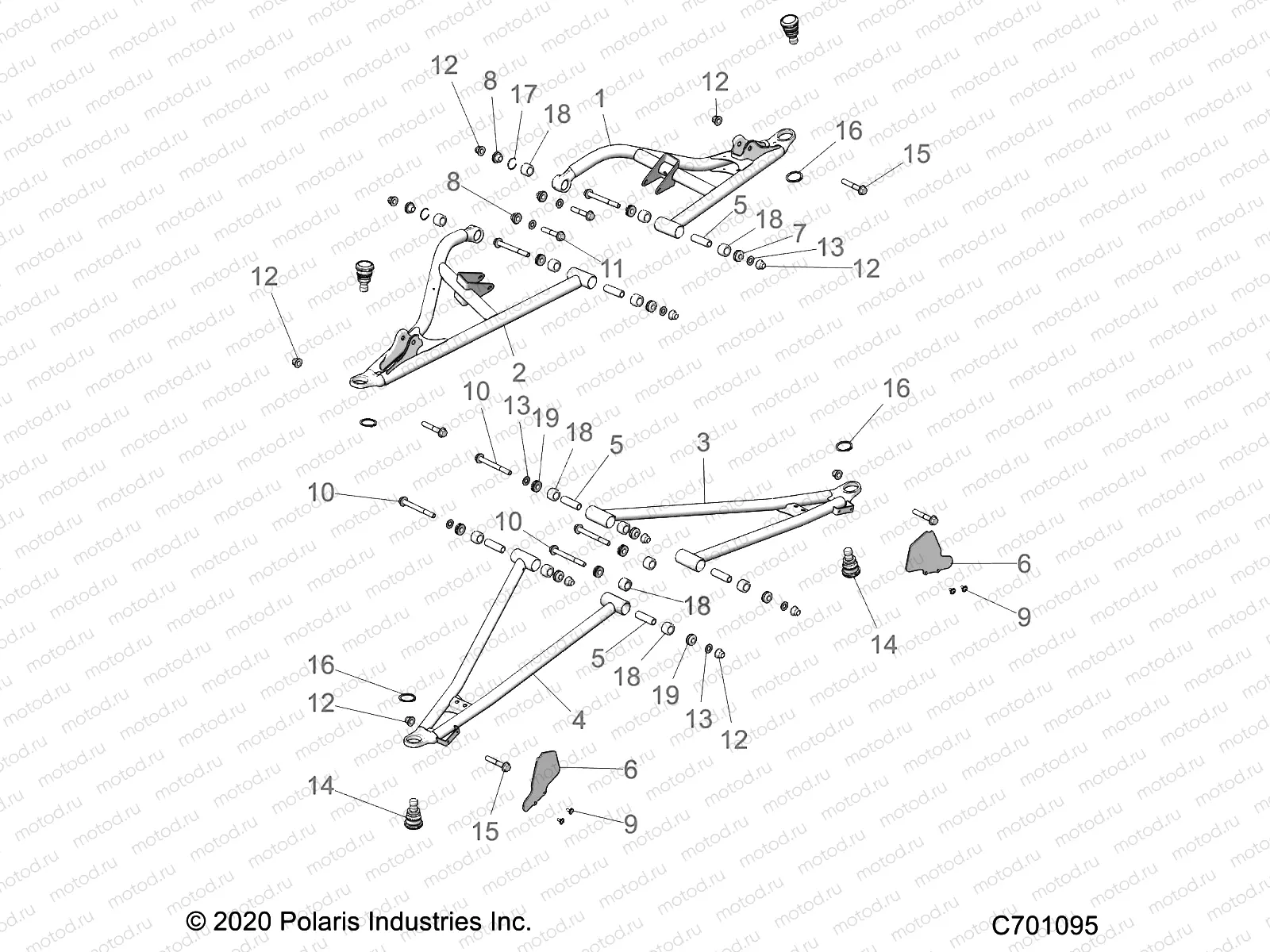 SUSPENSION | SUSPENSION, FRONT CONTROL ARMS - Z22NAS99CK/FK (C701095)