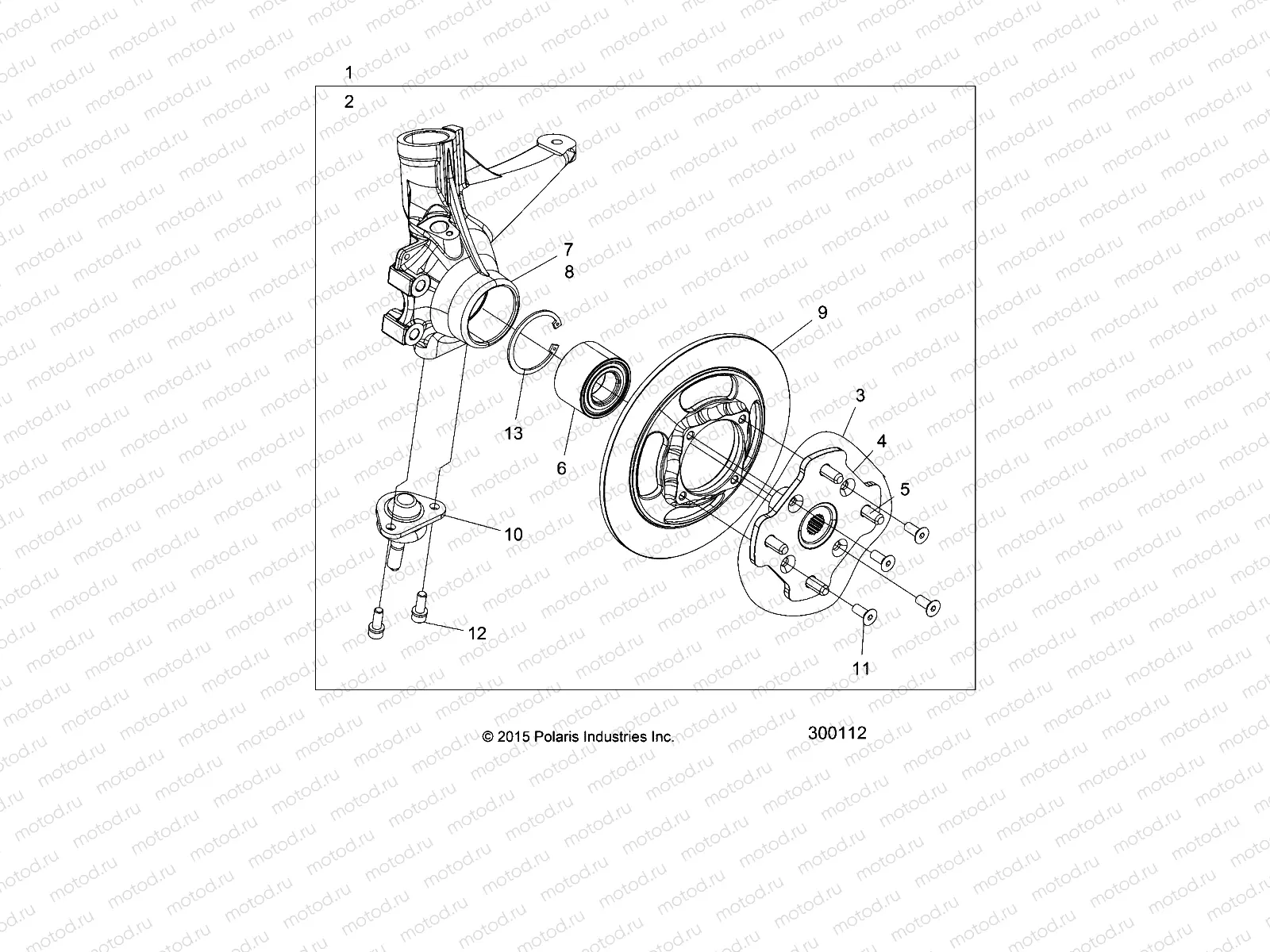 SUSPENSION | SUSPENSION, FRONT HUBSTRUTS - L20G2AGALA/DGALA/4AGALA/EA/6AGALA
