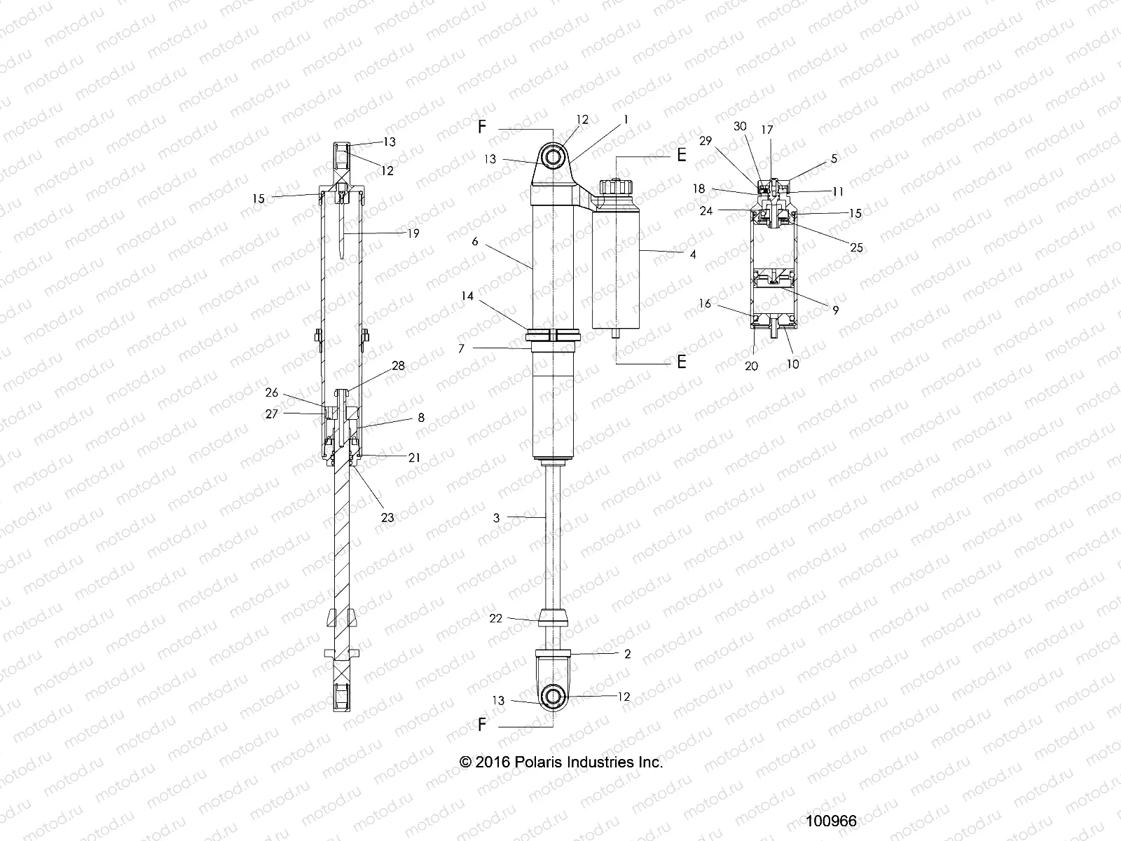 SUSPENSION | SUSPENSION, FRONT SHOCK - A17DCE87AU (100966)