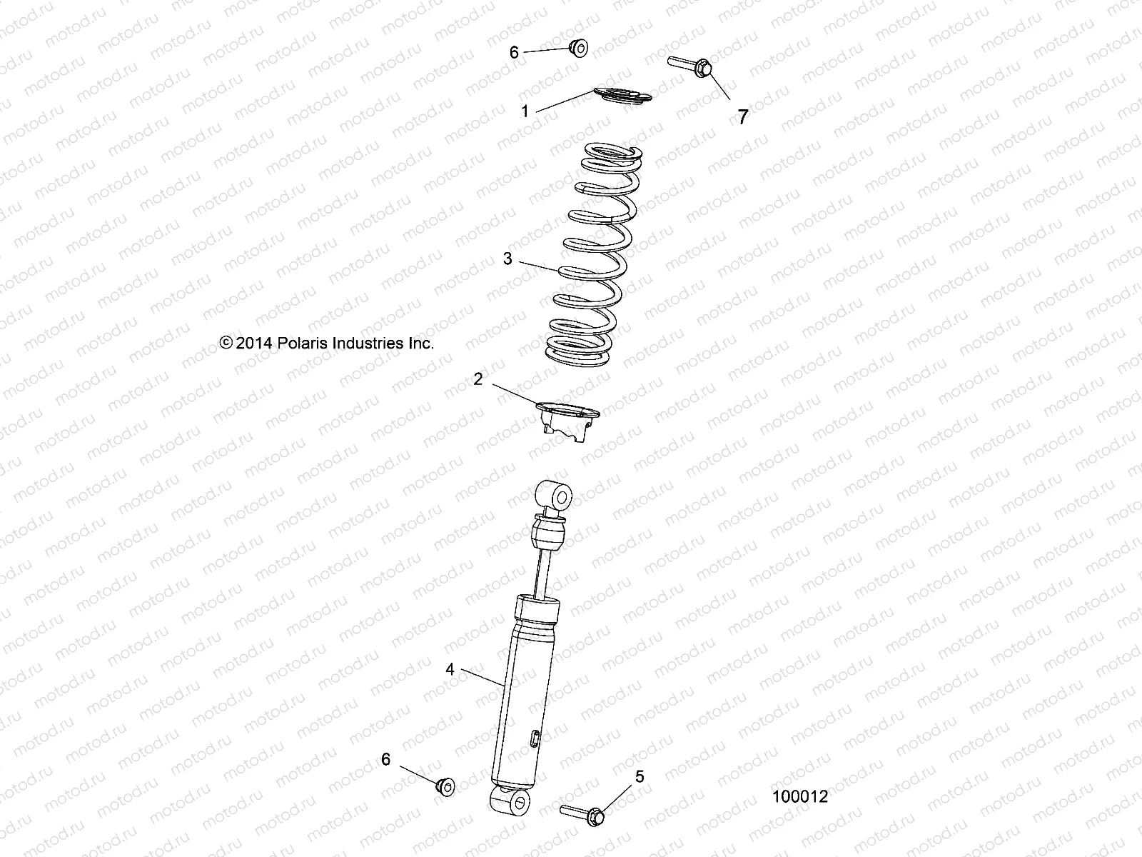 SUSPENSION | SUSPENSION, FRONT SHOCK - A20SJE57AX (100012)
