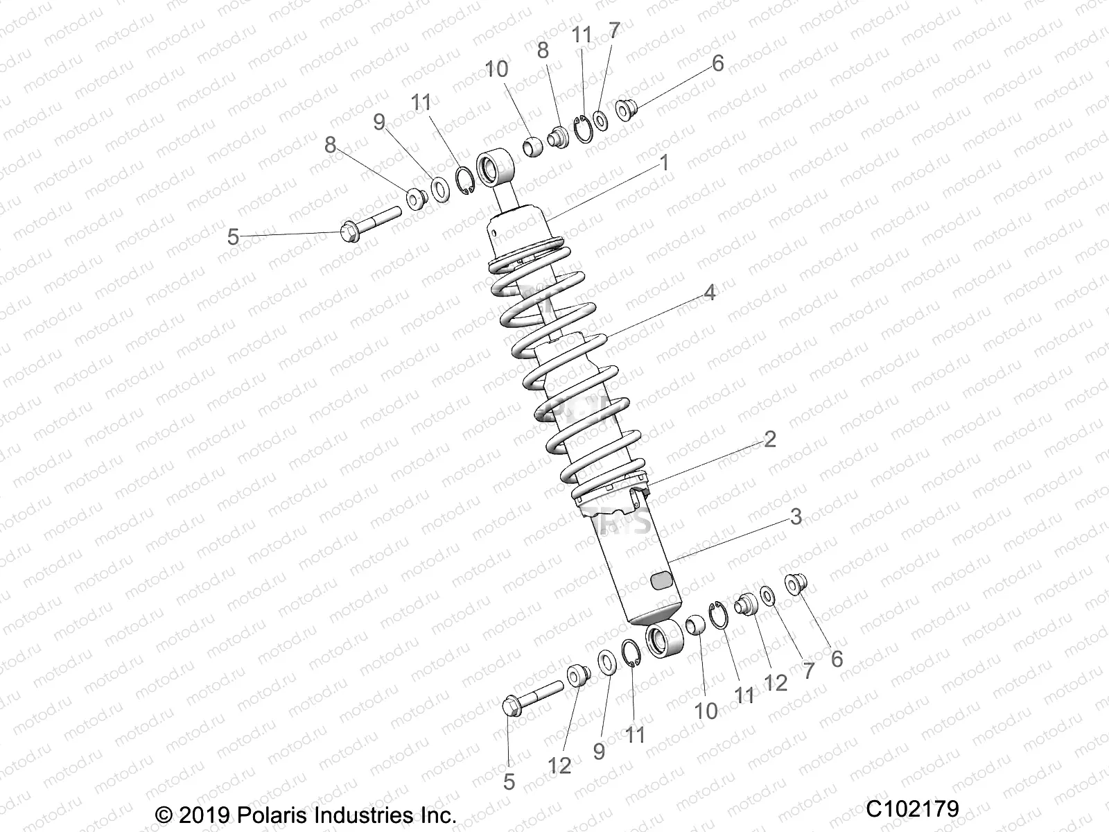 SUSPENSION | SUSPENSION, FRONT SHOCK MOUNTING - A23SLE95PK (C102179)