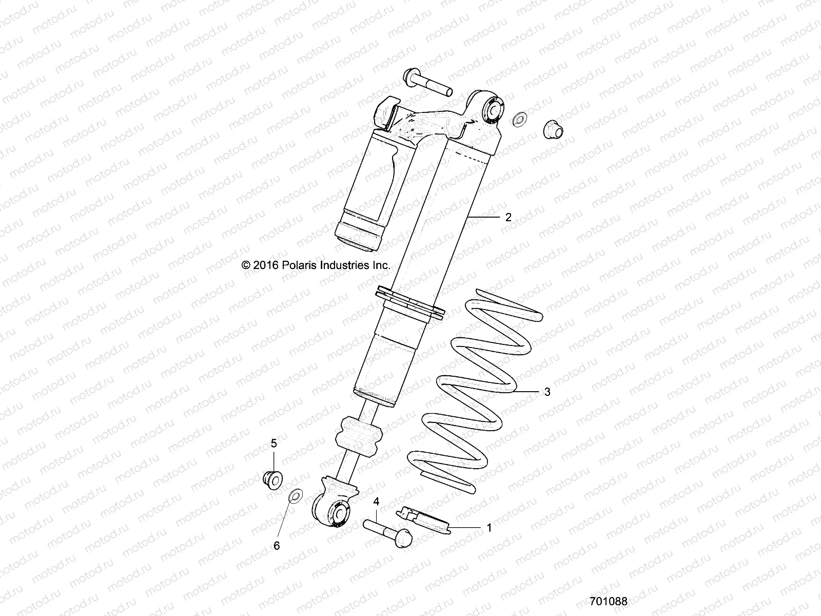 SUSPENSION | SUSPENSION, FRONT SHOCK MOUNTING - G20G4D99AS/BS (701088)