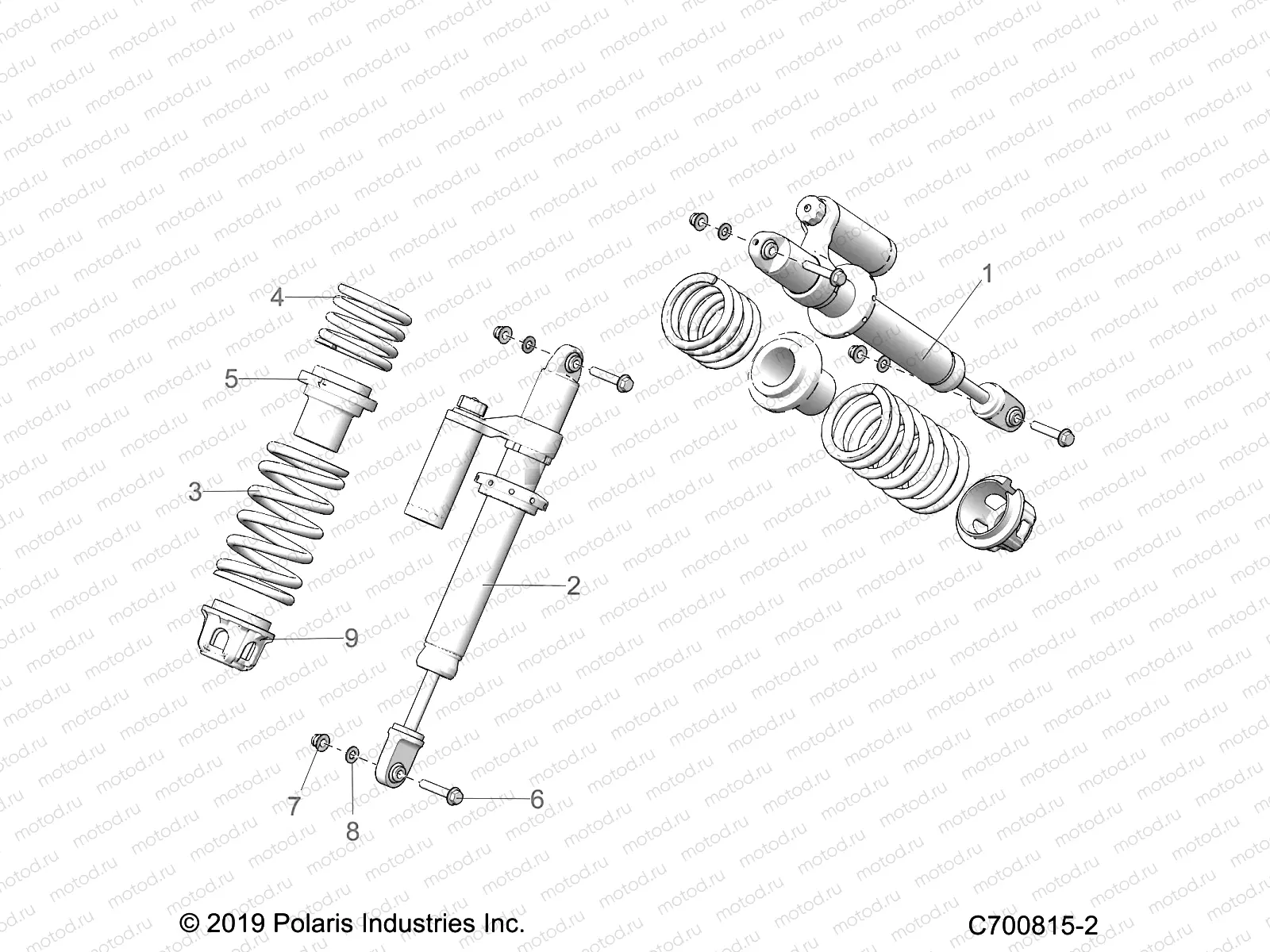 SUSPENSION | SUSPENSION, FRONT SHOCK MOUNTING - G23GMK99A/99B (C700815-2)