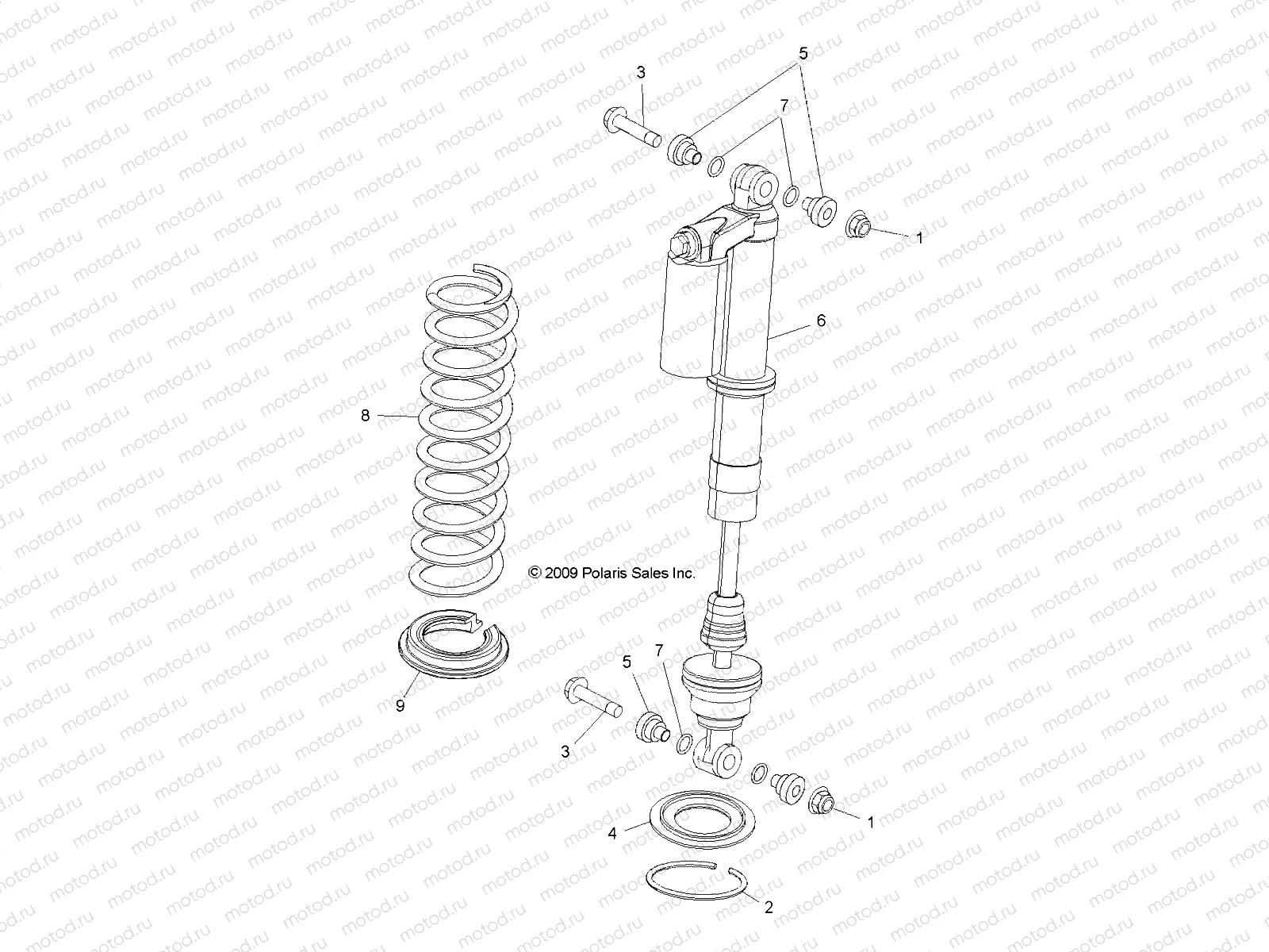 SUSPENSION | SUSPENSION, FRONT SHOCK MOUNTING - R10XH76AA (49RGRSHOCKMTG10RZRS4)