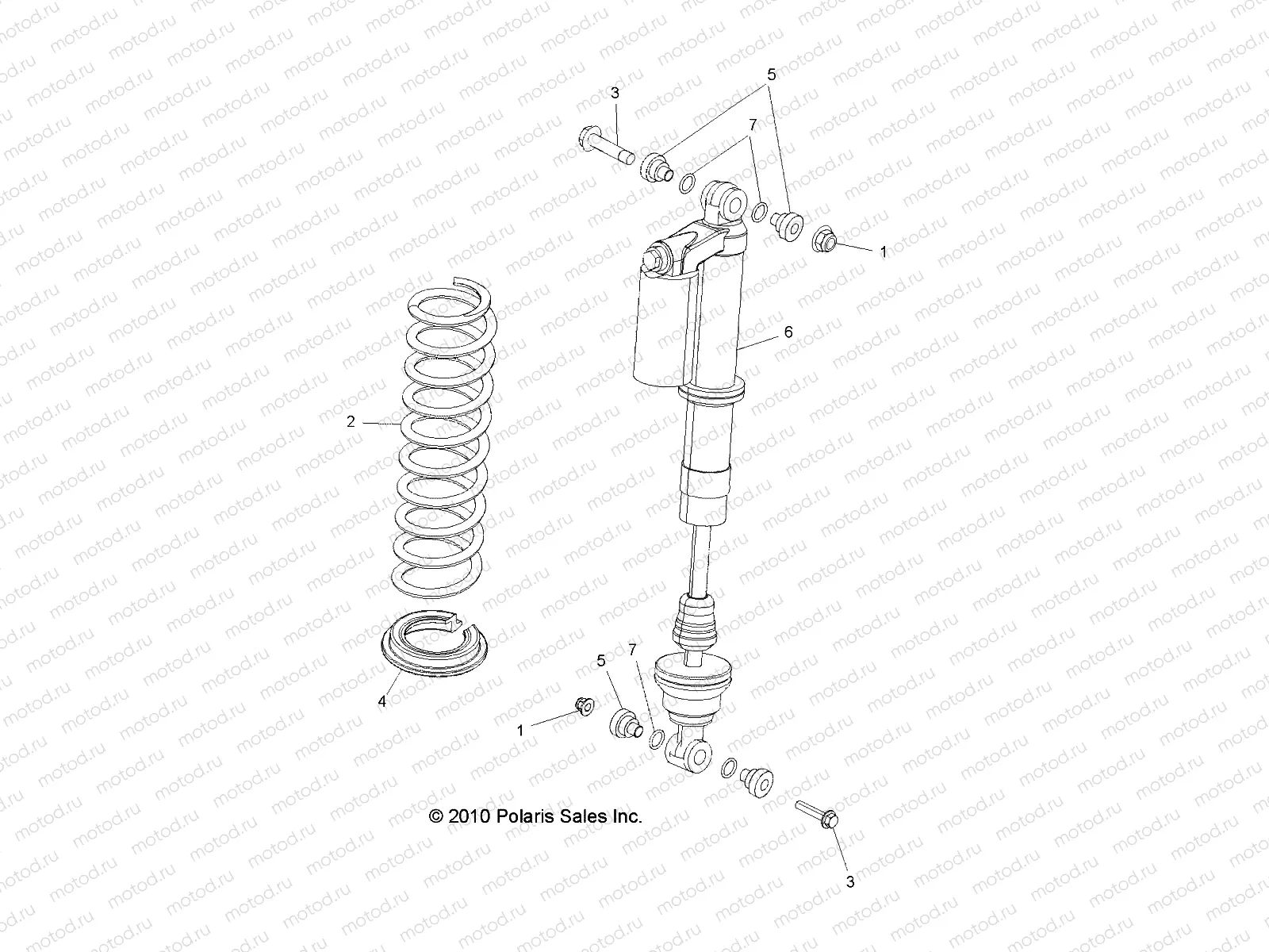 SUSPENSION | SUSPENSION, FRONT SHOCK MOUNTING - R13JT9EFX (49RGRSHOCKMTG11RZR875)