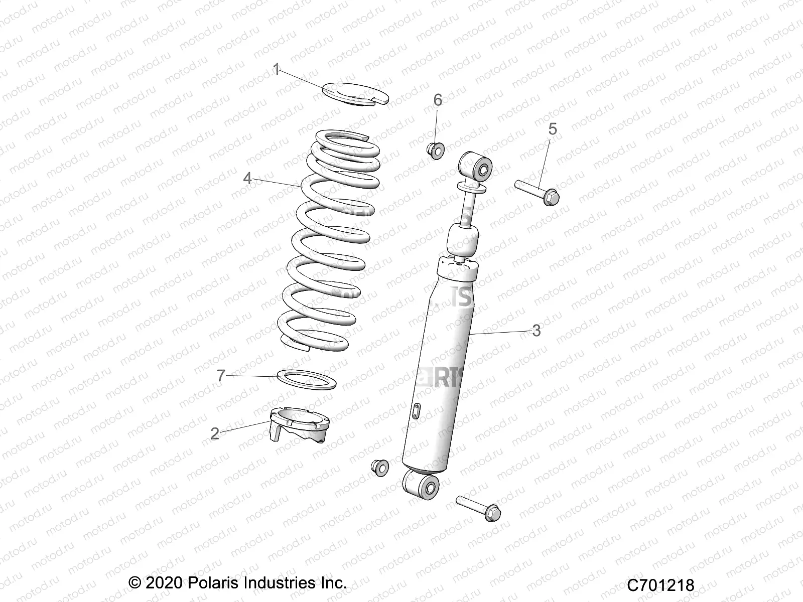 SUSPENSION | SUSPENSION, FRONT SHOCK MOUNTING - R21RSH99AC/BC (C701218)