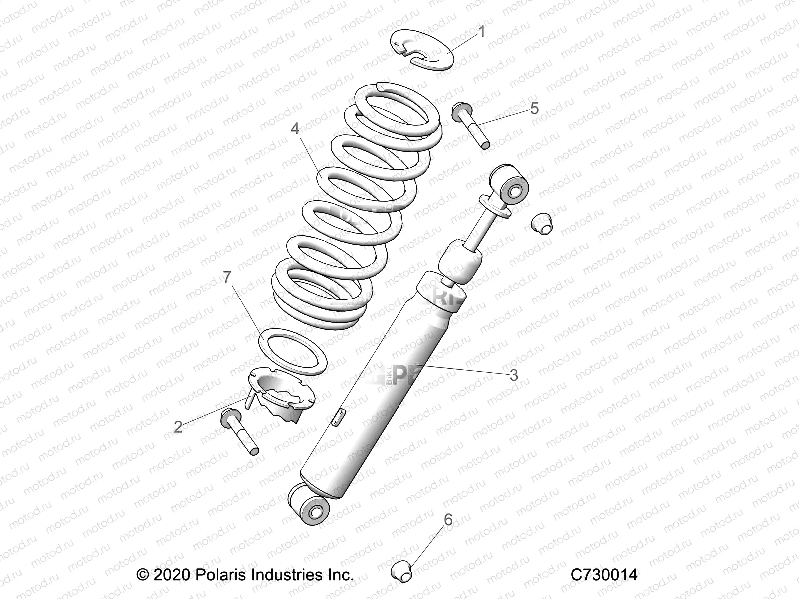 SUSPENSION | SUSPENSION, FRONT SHOCK MOUNTING - R22RRE99DP (C730014)