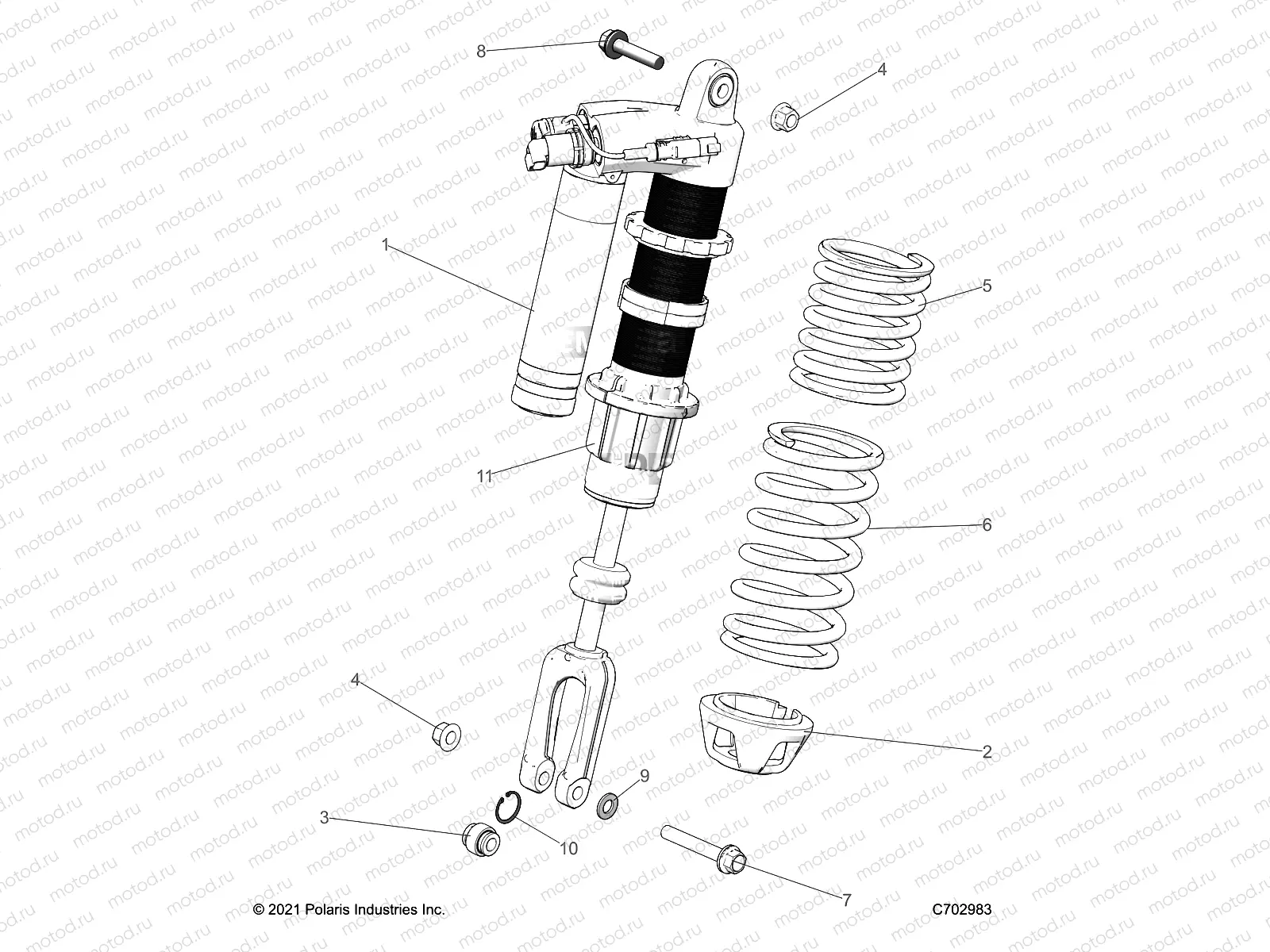 SUSPENSION | SUSPENSION, FRONT SHOCK MOUNTING, STANDARD/PREMIUM - Z22G4E92AJ/BJ/G4K92AP/BP/G4V92AP/BP (C702983)