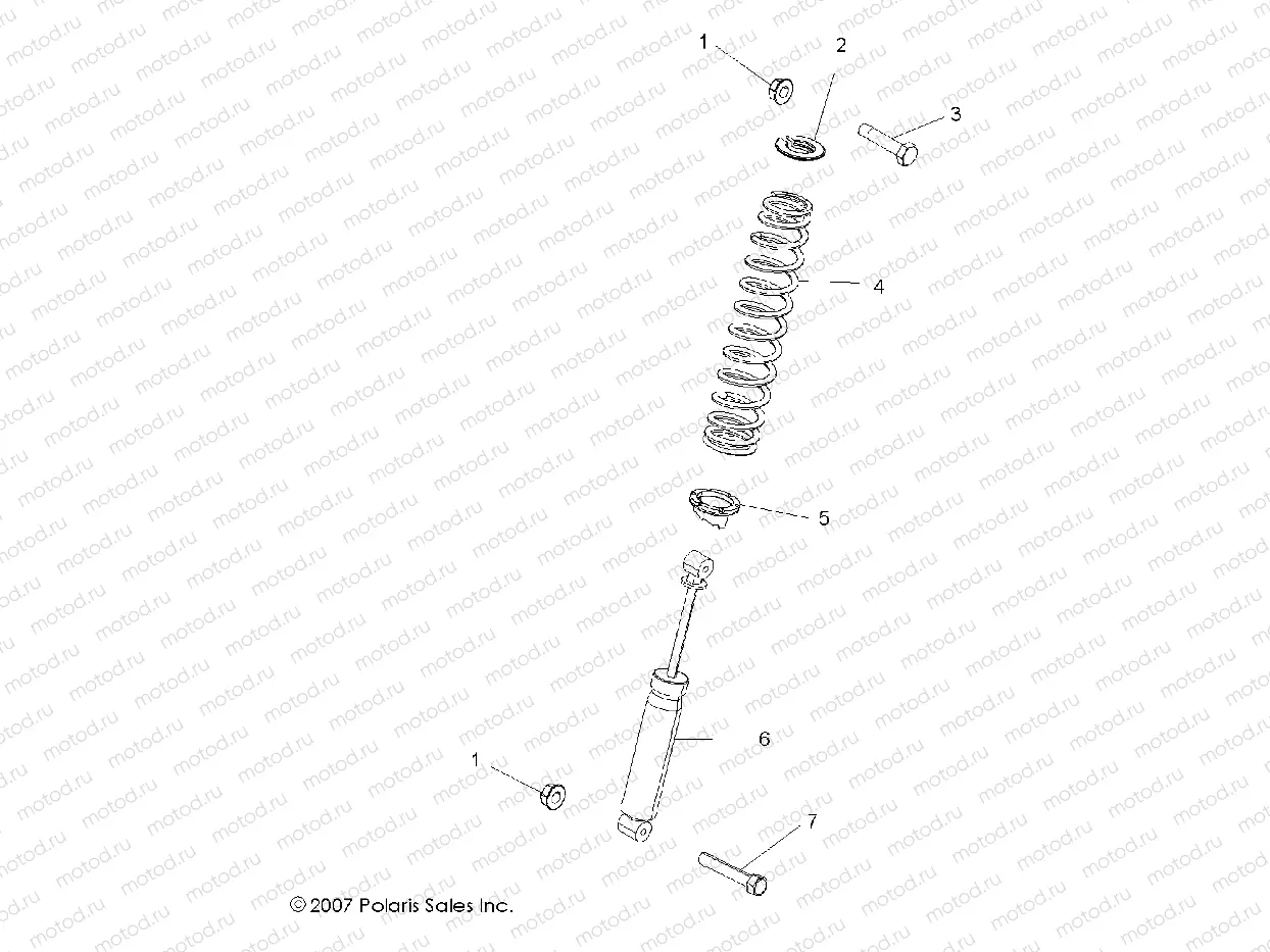 SUSPENSION | SUSPENSION, FRONT SHOCK MOUNTING - Z14VH76AC/AD/EAI/EAK/EAW (49RGRSHOCKMTG08VISTA)