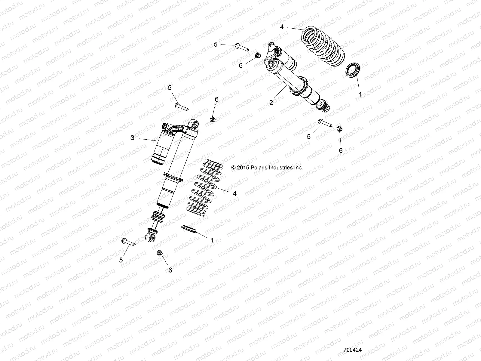 SUSPENSION | SUSPENSION, FRONT SHOCK MOUNTING - Z16VBE99AK/AW/AB (700424)