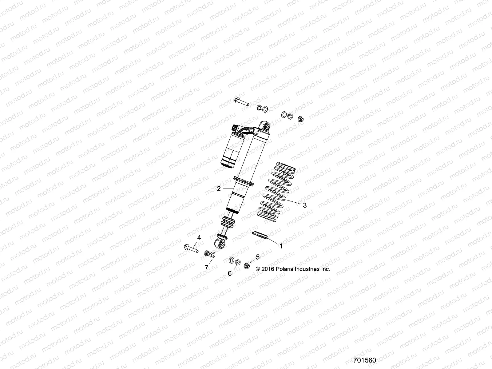 SUSPENSION | SUSPENSION, FRONT SHOCK MOUNTING - Z17VBS87C2/CB/E87F2 (701560)