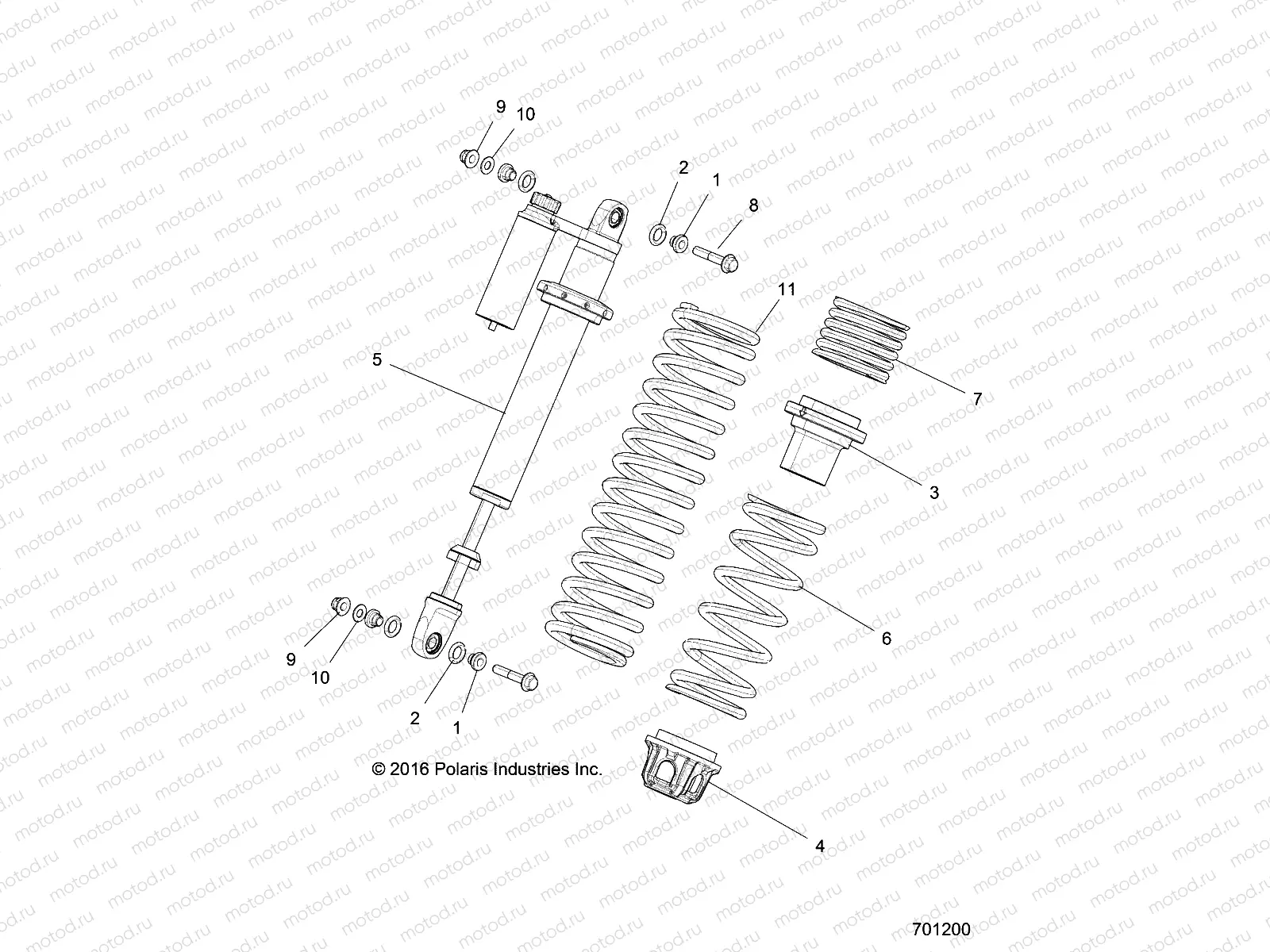 SUSPENSION | SUSPENSION, FRONT SHOCK MOUNTING - Z17VD_99AB/AK/AM/AW/LW/AZ/AP (701200)