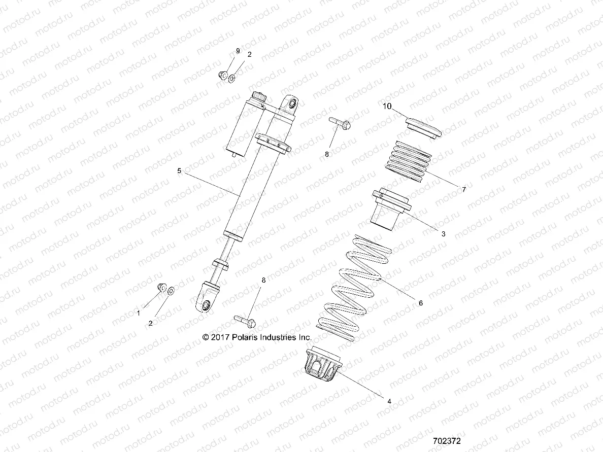 SUSPENSION | SUSPENSION, FRONT SHOCK MOUNTING - Z18VDE92NB/NU/LNK (702372)