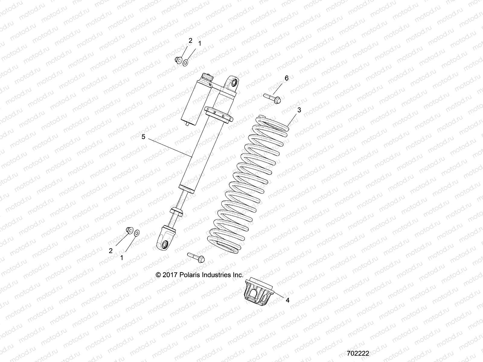 SUSPENSION | SUSPENSION, FRONT SHOCK MOUNTING - Z18VDE99FK/S99CK/FK (702222)