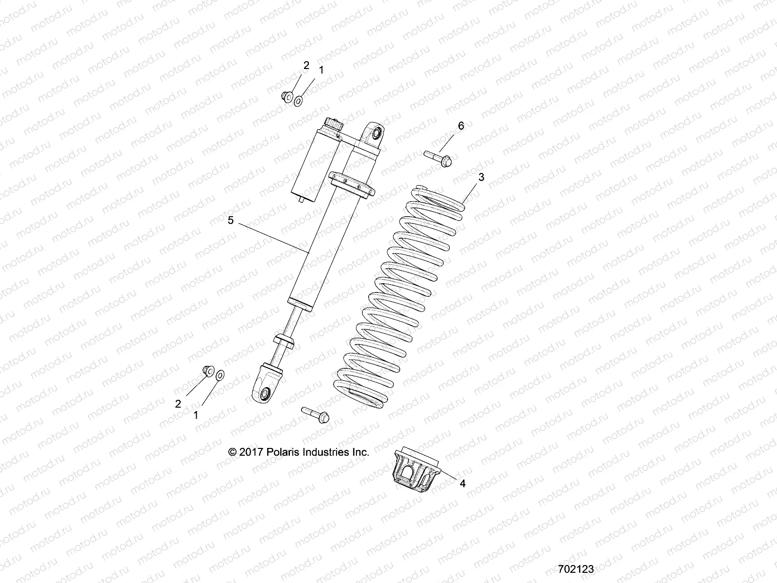 SUSPENSION | SUSPENSION, FRONT SHOCK MOUNTING - Z18VDE99NK (702123)