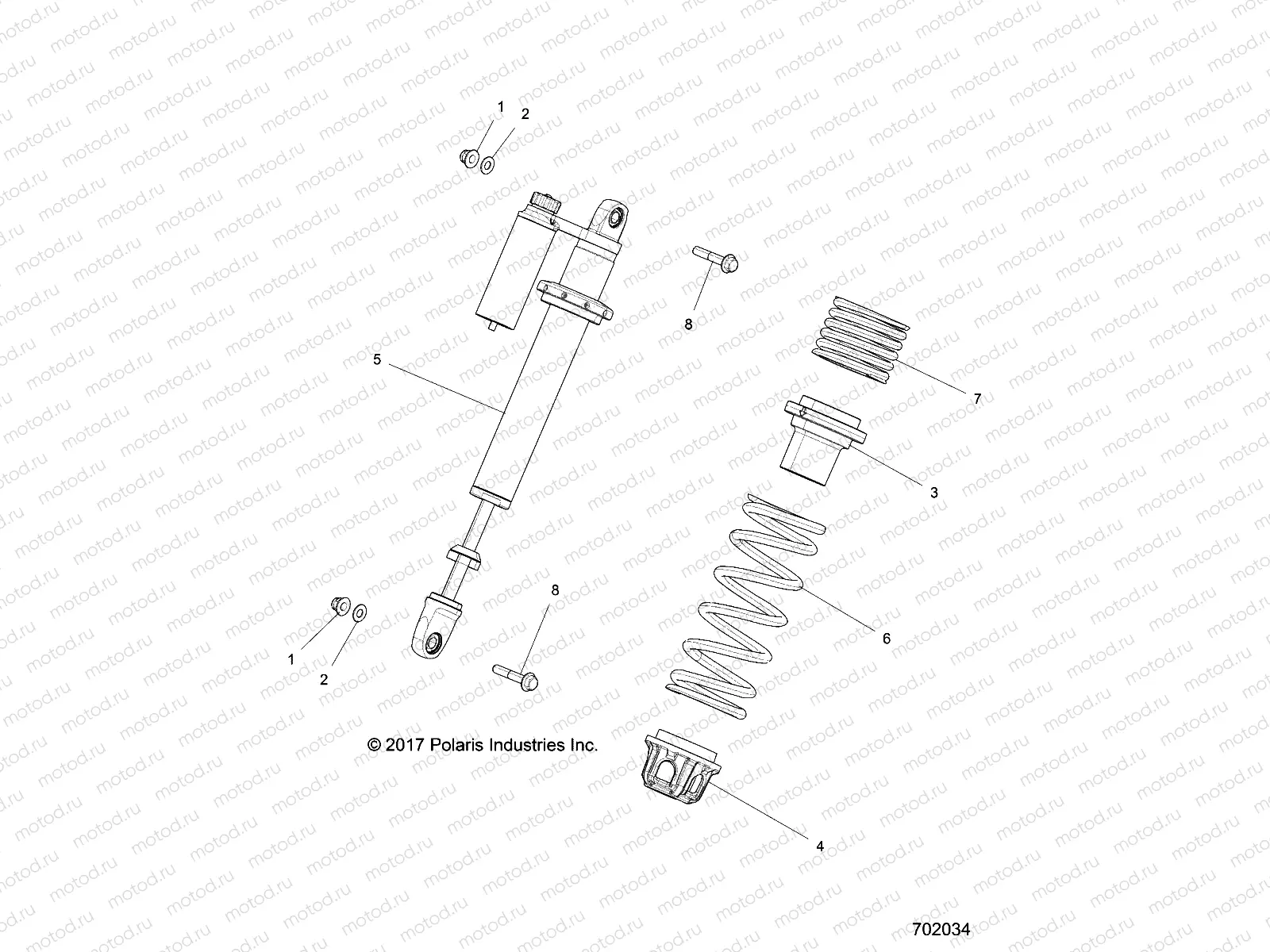 SUSPENSION | SUSPENSION, FRONT SHOCK MOUNTING - Z18VFE99AK/AJ/AW/BK/BJ/BW/LW/K99AK/BK/M99AL (702034)