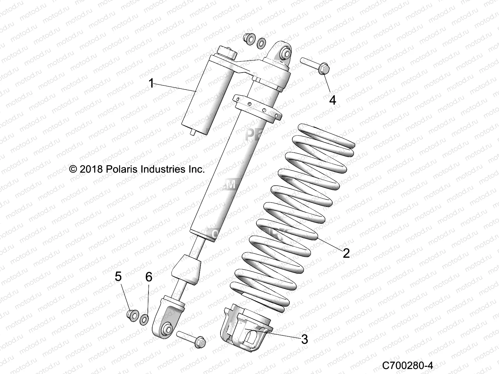 SUSPENSION | SUSPENSION, FRONT SHOCK MOUNTING - Z19VDR99AK/BK (C700280-4)