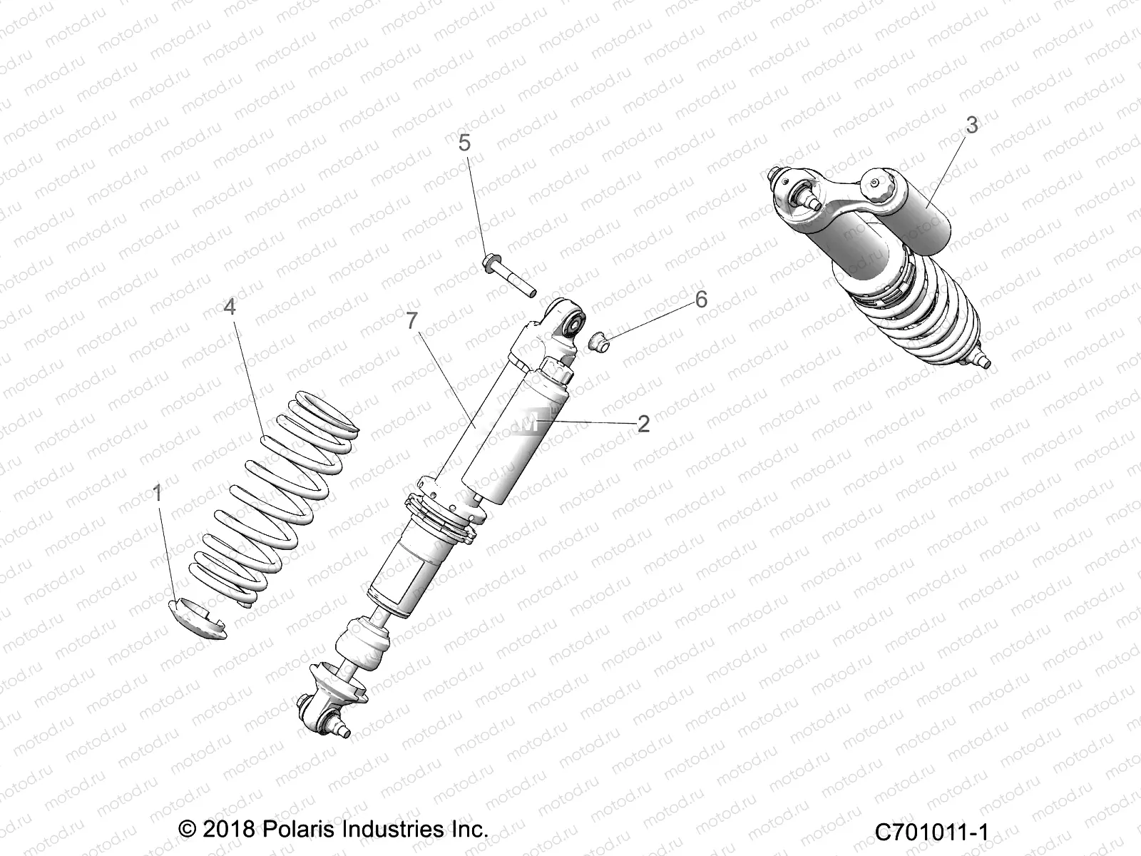 SUSPENSION | SUSPENSION, FRONT SHOCK MOUNTING - Z20ASA87B2/E87BH/BW/LW (C701011-1)