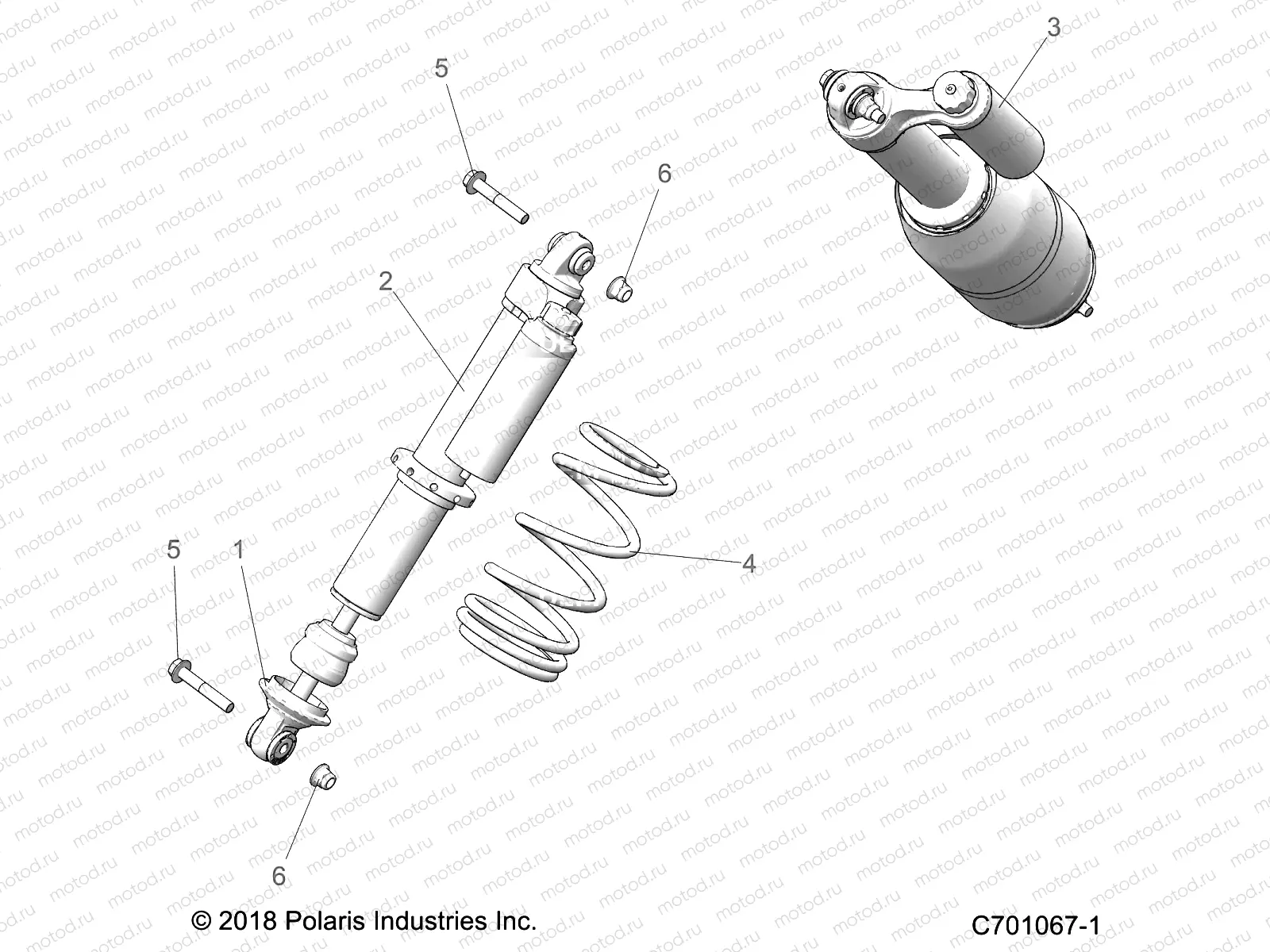 SUSPENSION | SUSPENSION, FRONT SHOCK MOUNTING - Z20ASS99C2/CH (C701067-1)