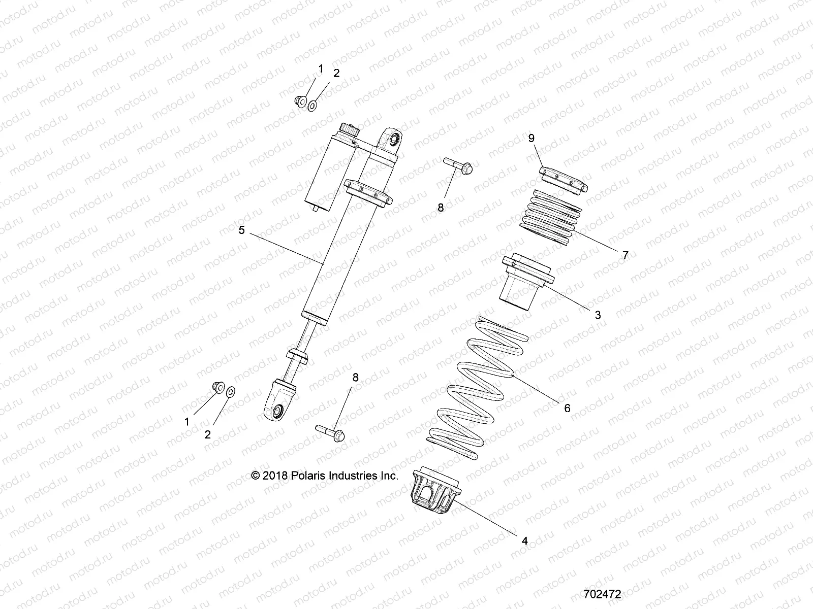 SUSPENSION | SUSPENSION, FRONT SHOCK MOUNTING - Z20N4E99AC/AL/AN/BC/BL/BN/M99AL/K99AF/AK/BF/BK (702472)