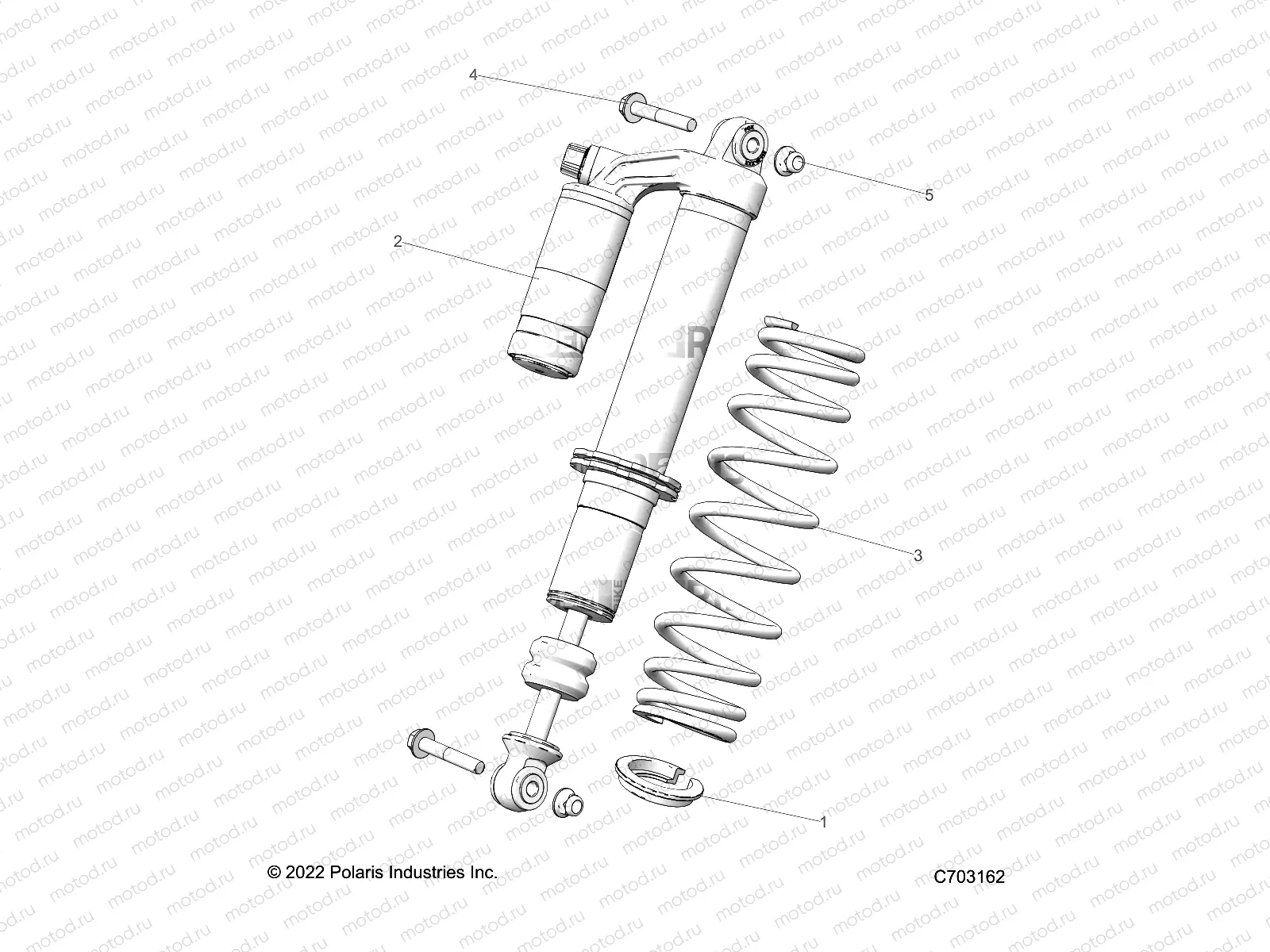 SUSPENSION | SUSPENSION, FRONT SHOCK MOUNTING - Z22ASK99A4/B4/ASV99A4 (C701081-1)
