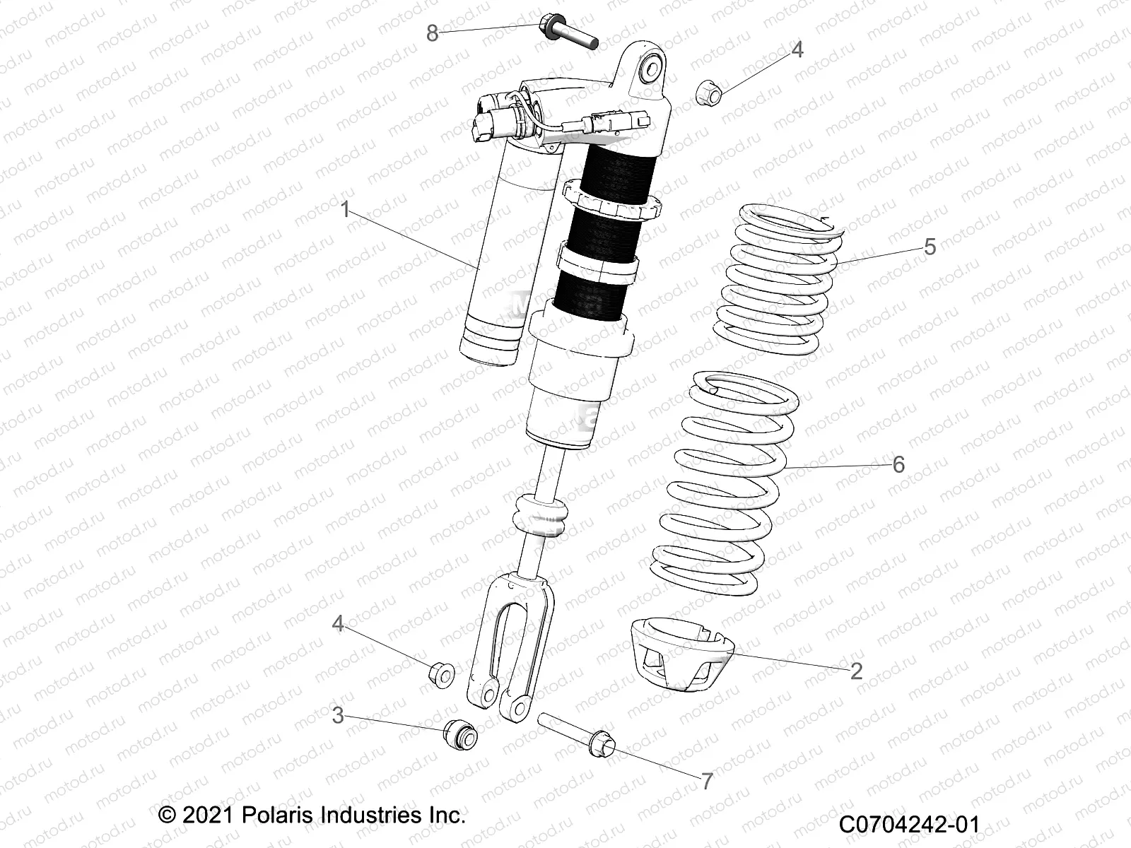 SUSPENSION | SUSPENSION, FRONT SHOCK MOUNTING - Z23RMD2KAK/AJ/BK/BJ (C0704242-01)