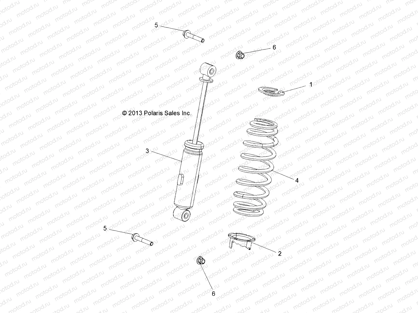 SUSPENSION | SUSPENSION, FRONT SHOCK - R17B1PD1AA/2P (49BRUTUSSHOCK13)