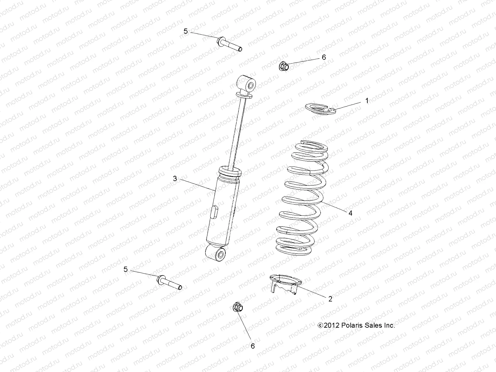 SUSPENSION | SUSPENSION, FRONT SHOCK - R20T6U99AM (49RGRSHOCKFRT7043755)