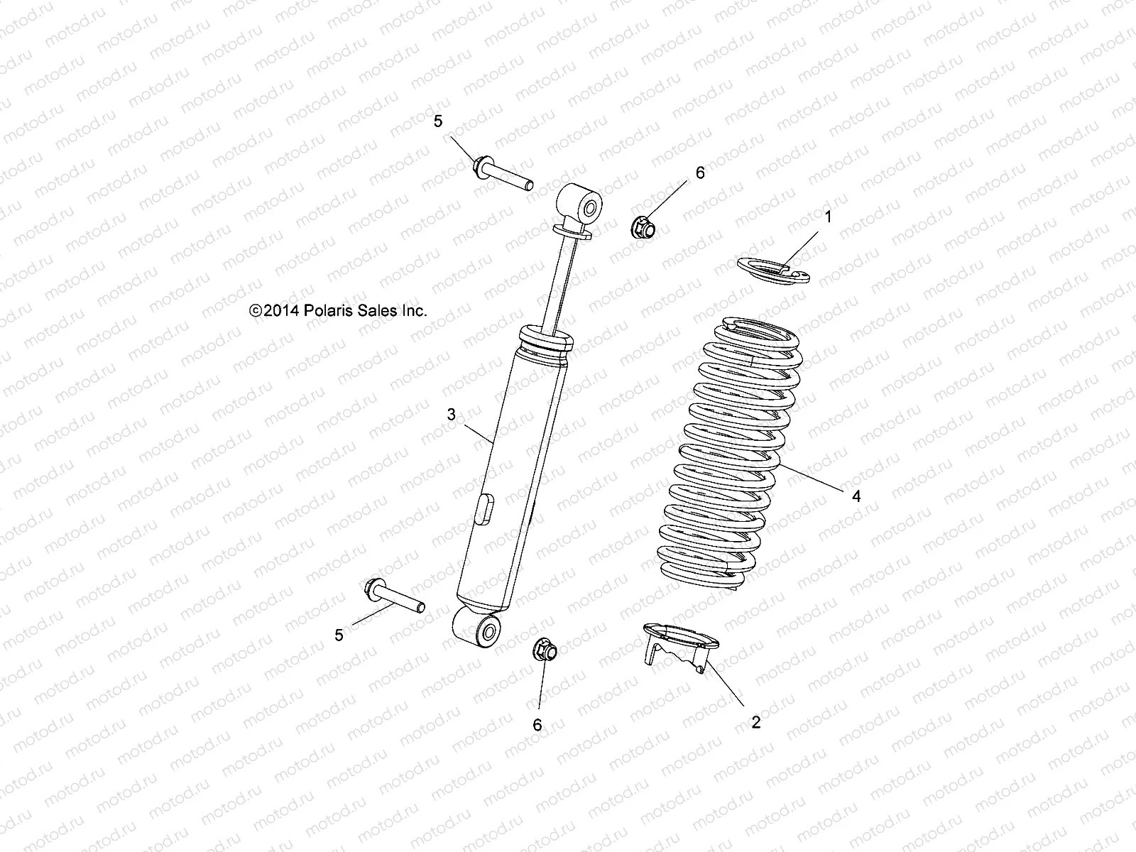 SUSPENSION | SUSPENSION, FRONT SHOCK - Z20A5A87B2/E87BP/BK/BX (49RGRSHOCKFRT7044130)
