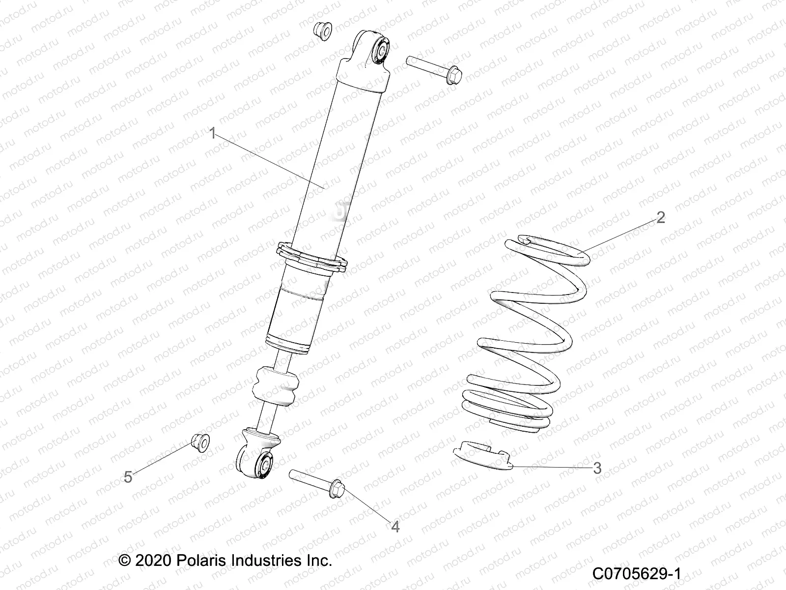 SUSPENSION | SUSPENSION, FRONT SHOCK - Z21ASA87B2 (C0705629-1)