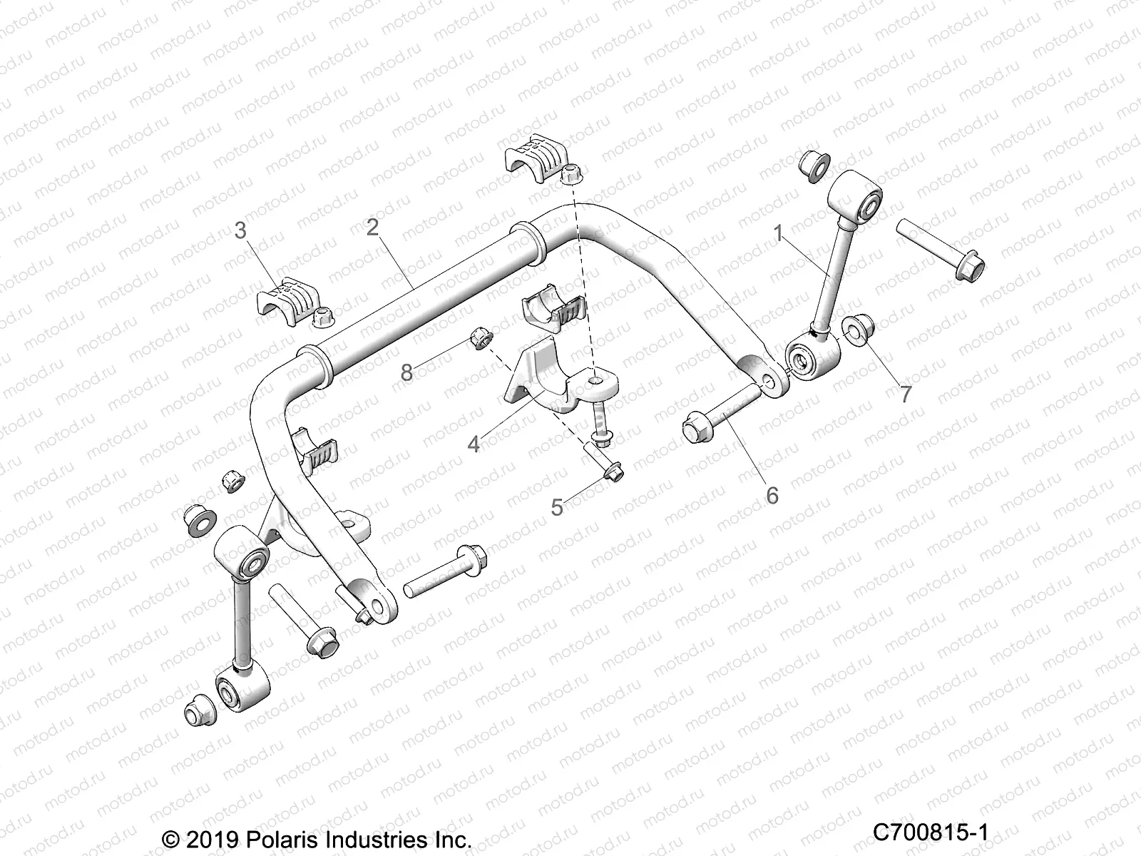 SUSPENSION | SUSPENSION, FRONT STABILIZER BAR - G23GMK99A/99B(C701011-2)