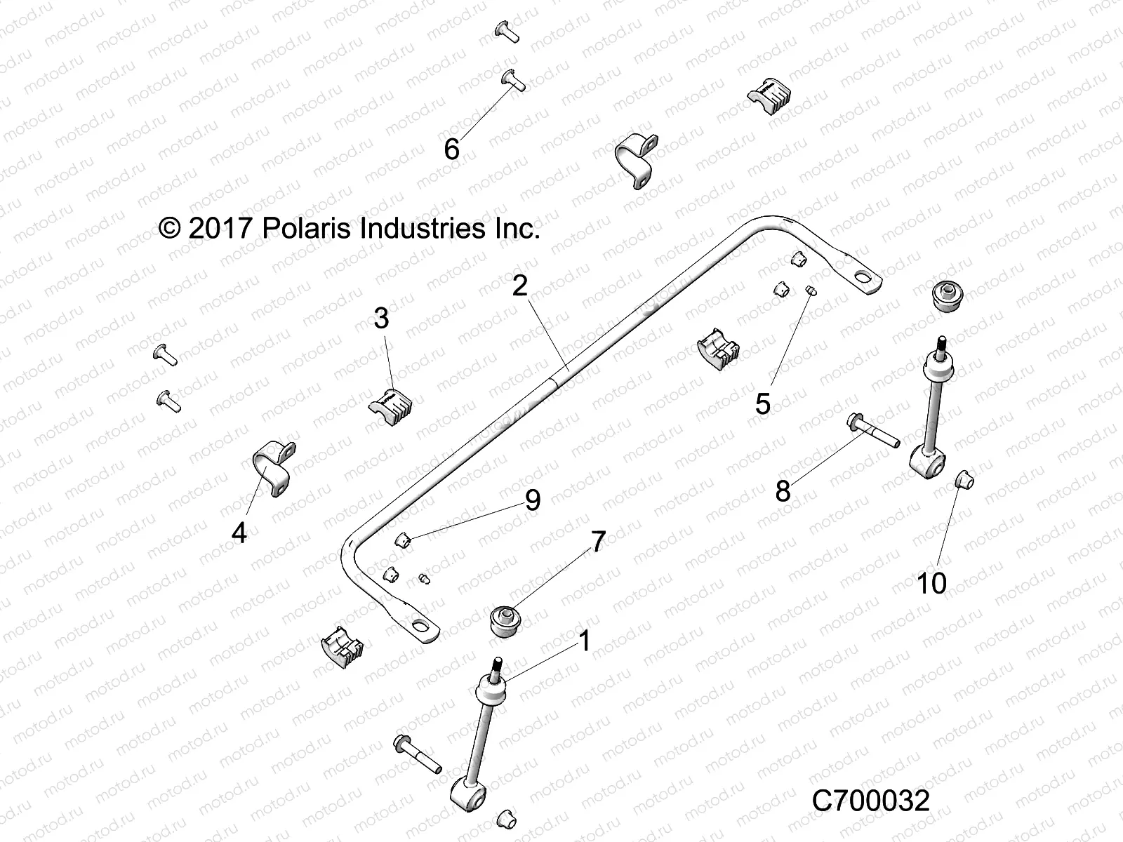 SUSPENSION | SUSPENSION, FRONT STABILIZER BAR - R23RSE99NJ (C700032)